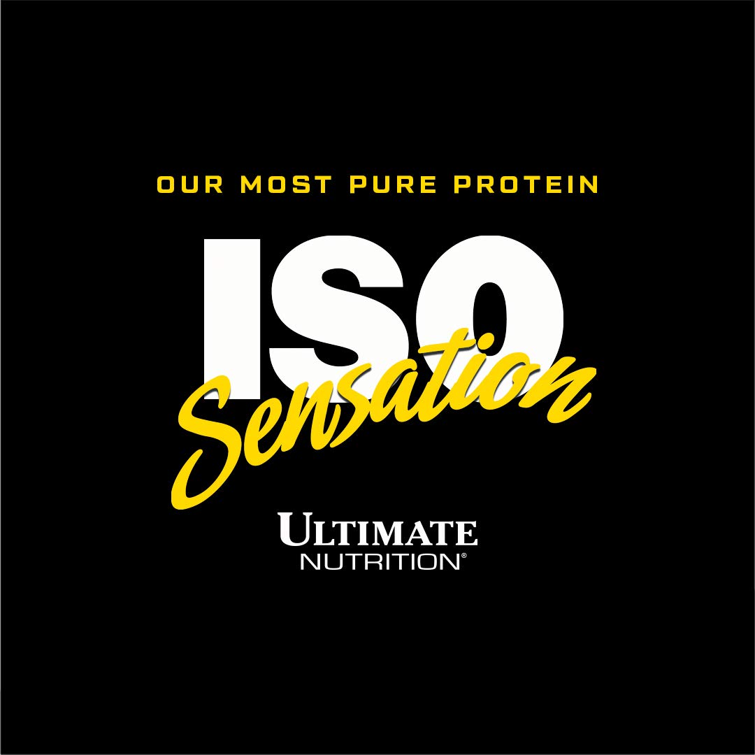 Ultimate Nutrition ISO Sensation 93 Whey Isolate Powder 80 Servings
