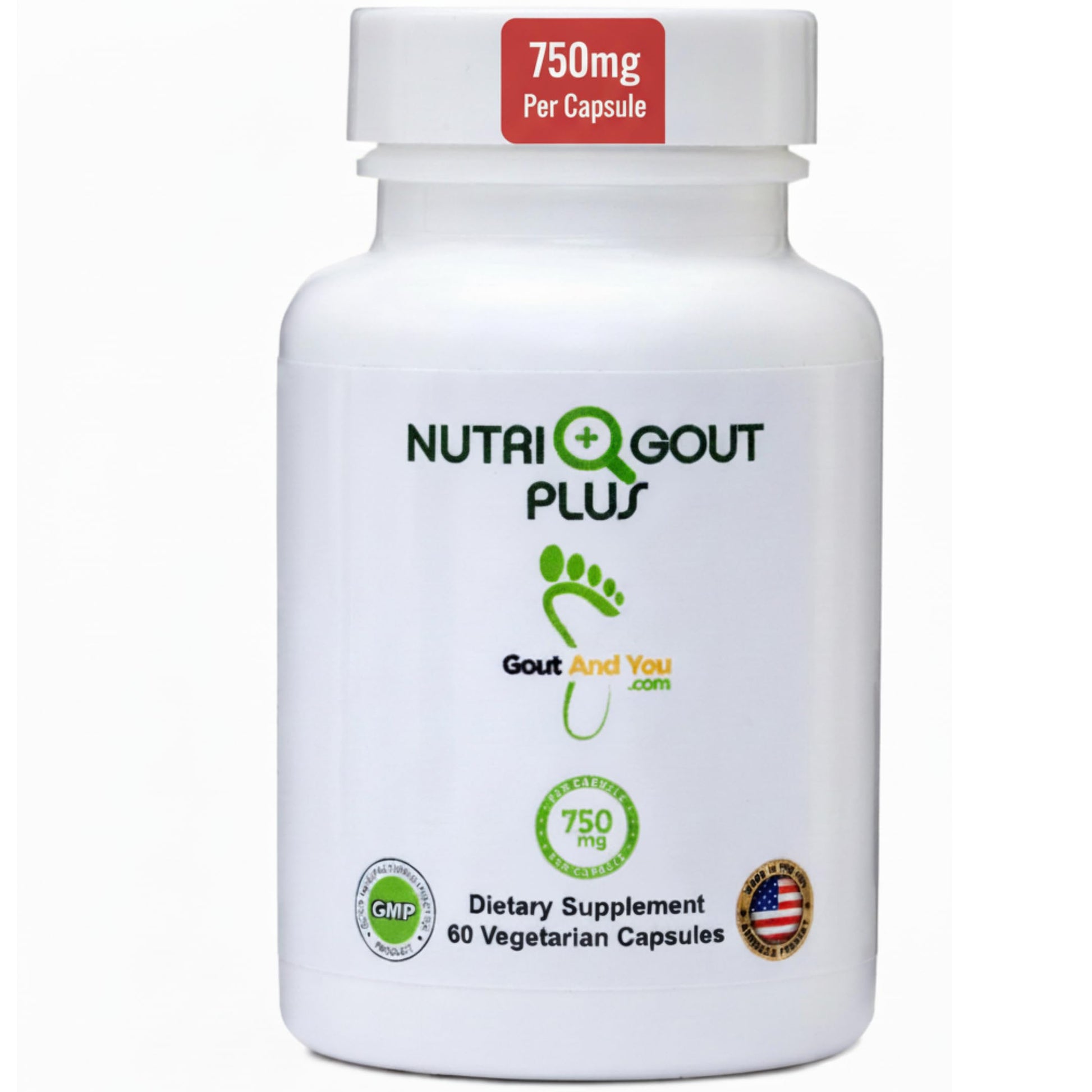 Gout and You NutriGout Plus Uric Acid Support Premium Formula Capsule 60 Count