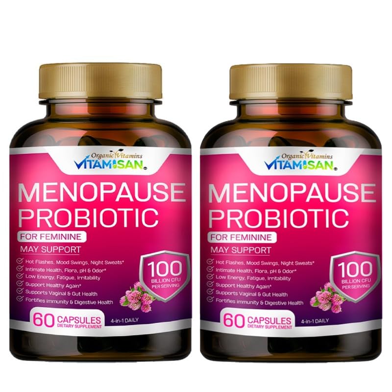 VITAMISAN Menopause Support Probiotic Capsules 120 Count