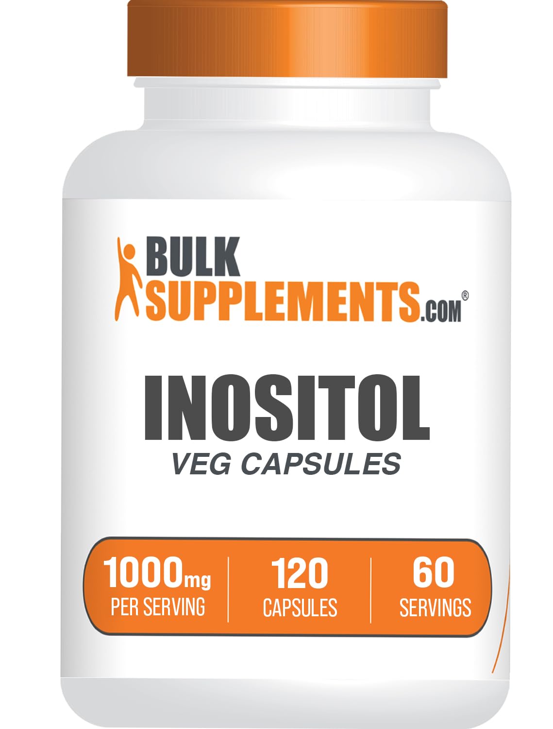 BulkSupplements Inositol Capsules 120 Count