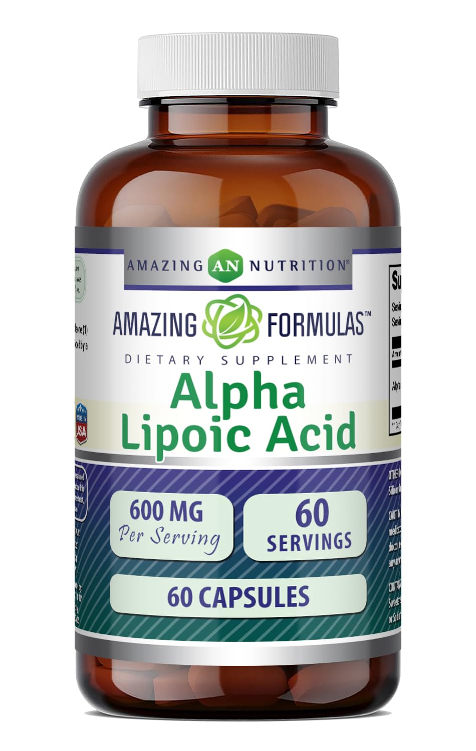 Amazing Nutrition Alpha Lipoic Acid Capsules 60 Capsules