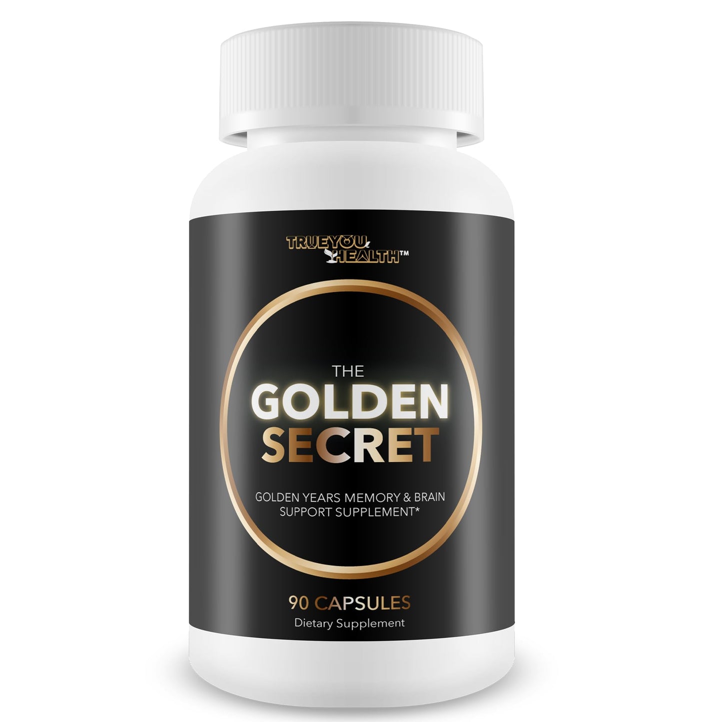 True You Health The Golden Secret Memory Support Capsules 90 Count
