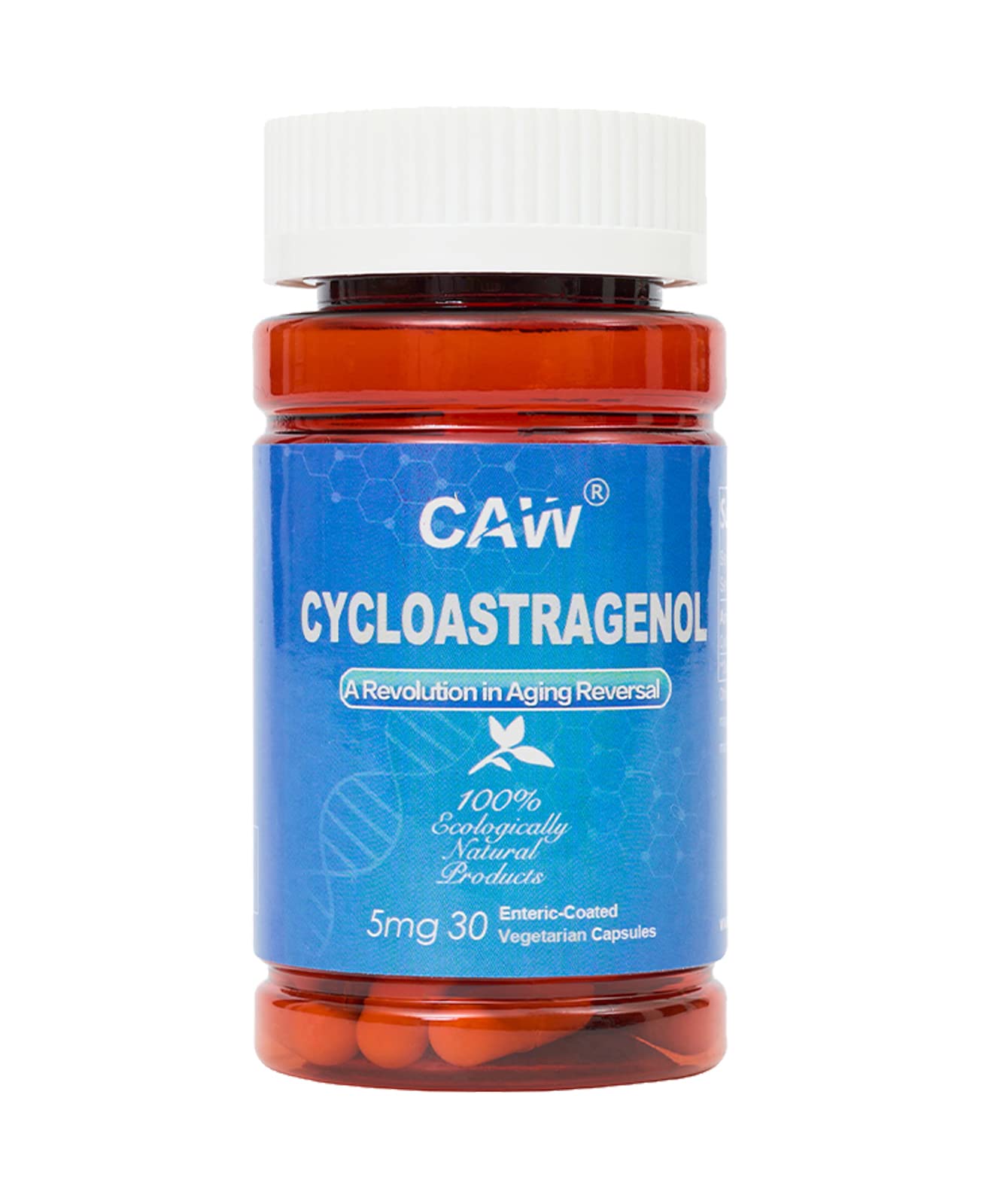 CAW Hypersorption Cycloastragenol 5Mg Enteric-Coated Capsules, 30 Count