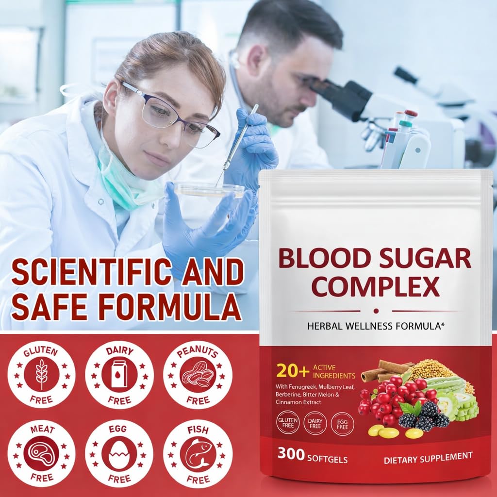 Generic Blood Sugar Support Complex Softgels 300