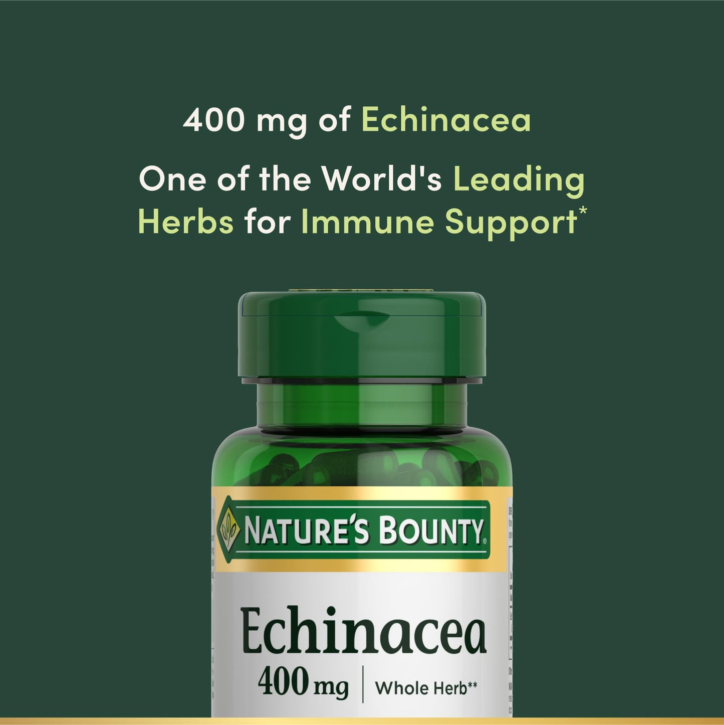 Nature's Bounty Echinacea Capsules 100 Capsules