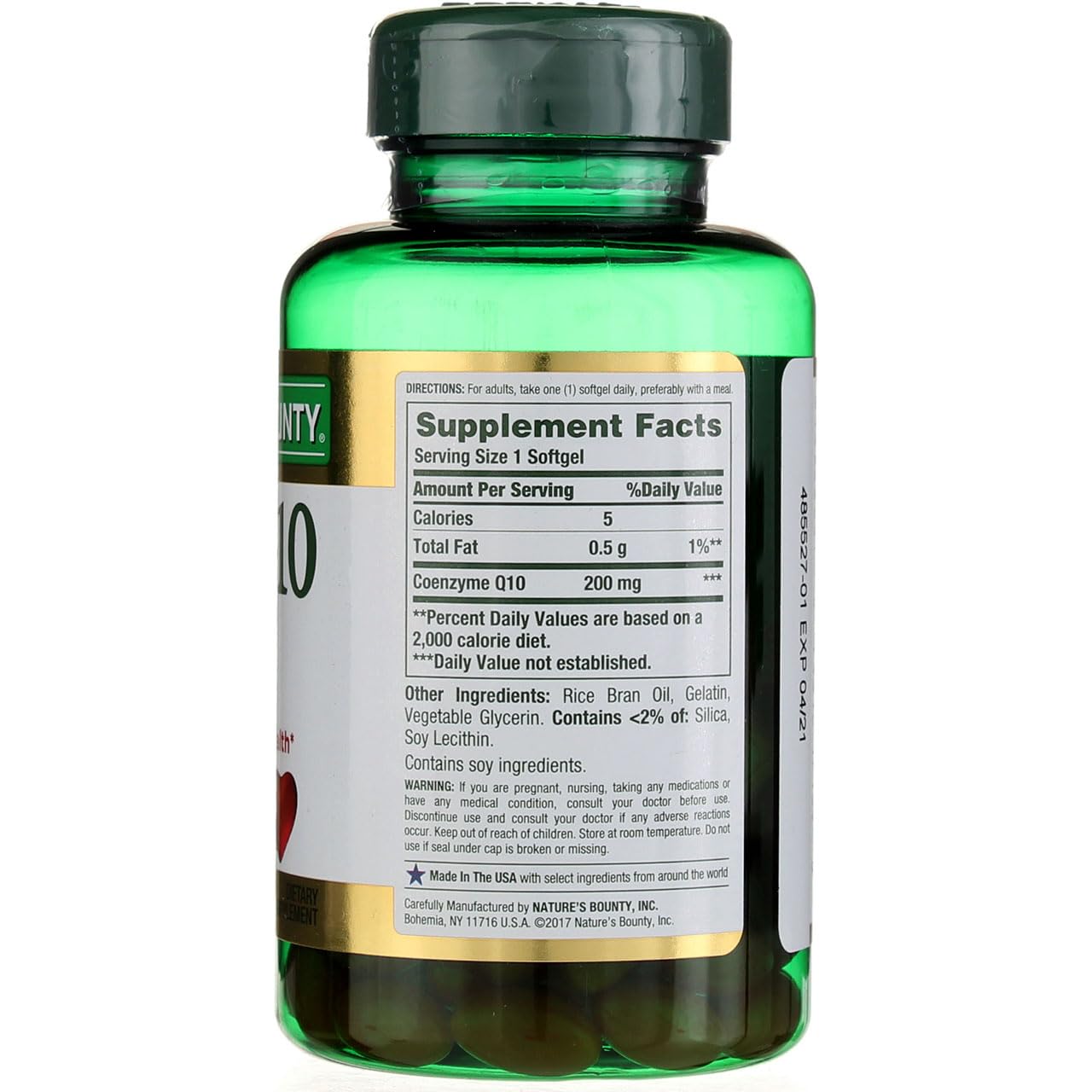 Nature's Bounty Co Q-10 200 mg Tablet, 160 Tablets
