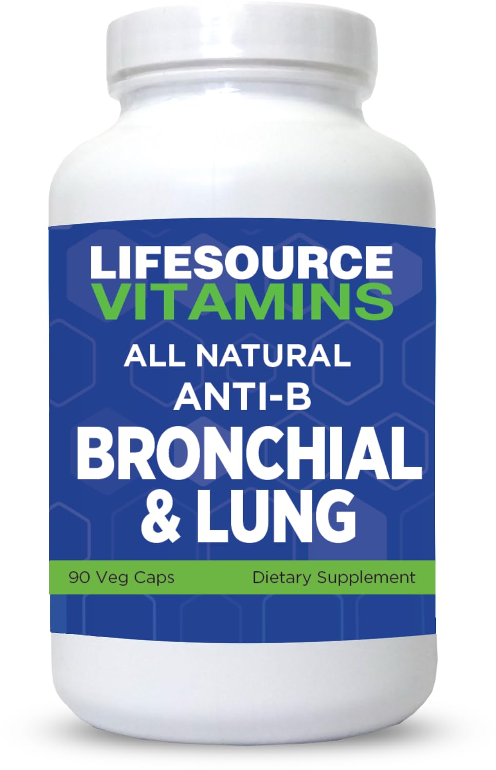 LifeSource Vitamins All Natural Anti-B Bronchial & Lung Support Capsule 1 Count
