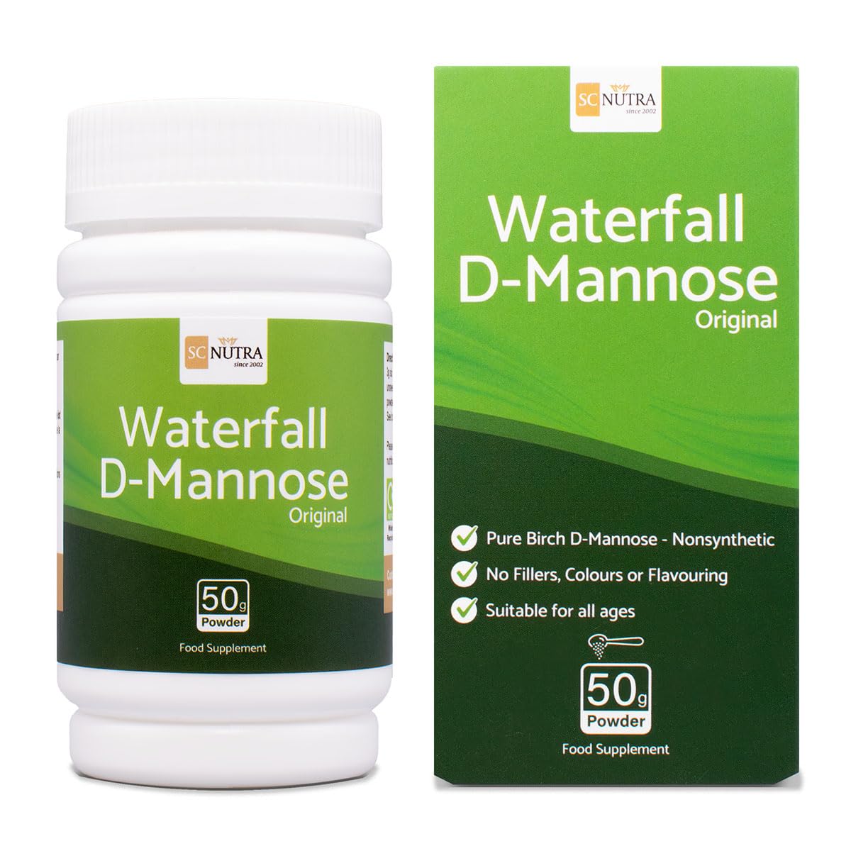 sc nutra Waterfall D-Mannose Powder 1.76 oz