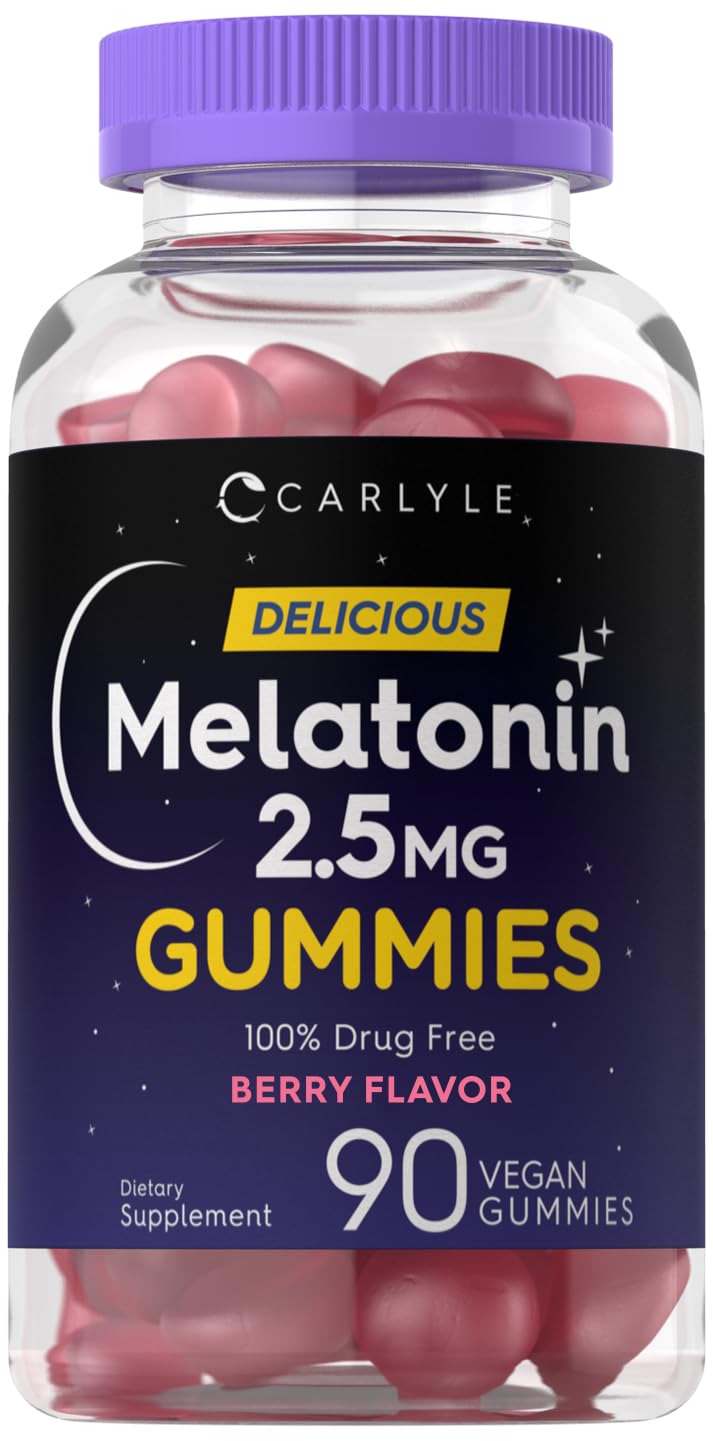 Carlyle Melatonin 2.5 mg Gummies, 90 Count