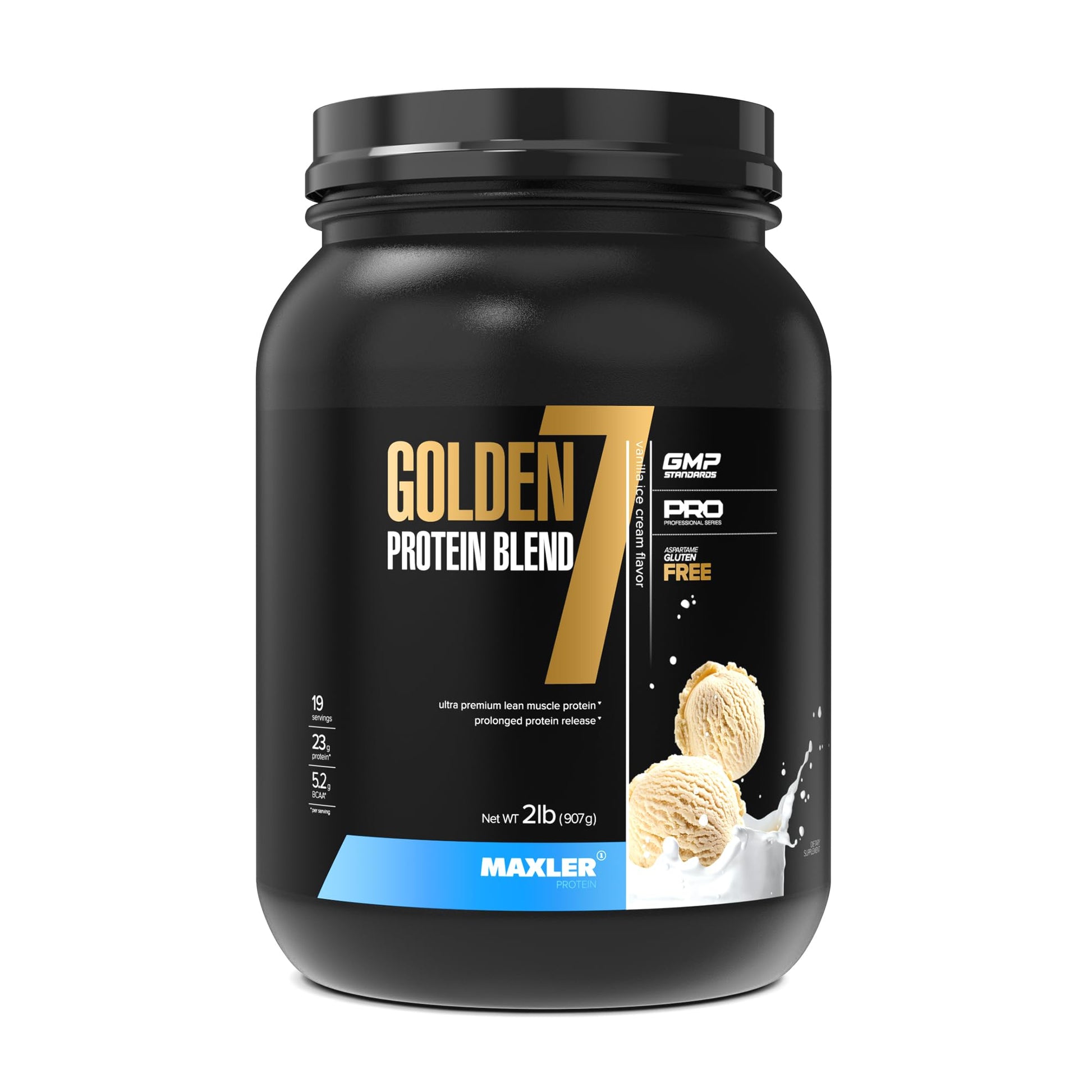 Maxler Golden 7 Protein Blend Vanilla Protein Powder 32 Servings