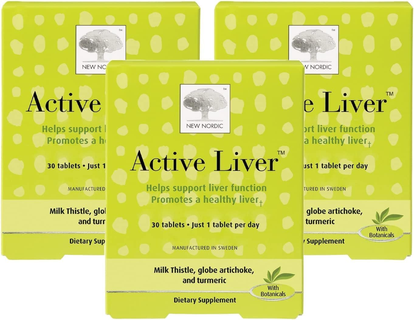 NEW NORDIC Active Liver Tablets, 90 Tablets