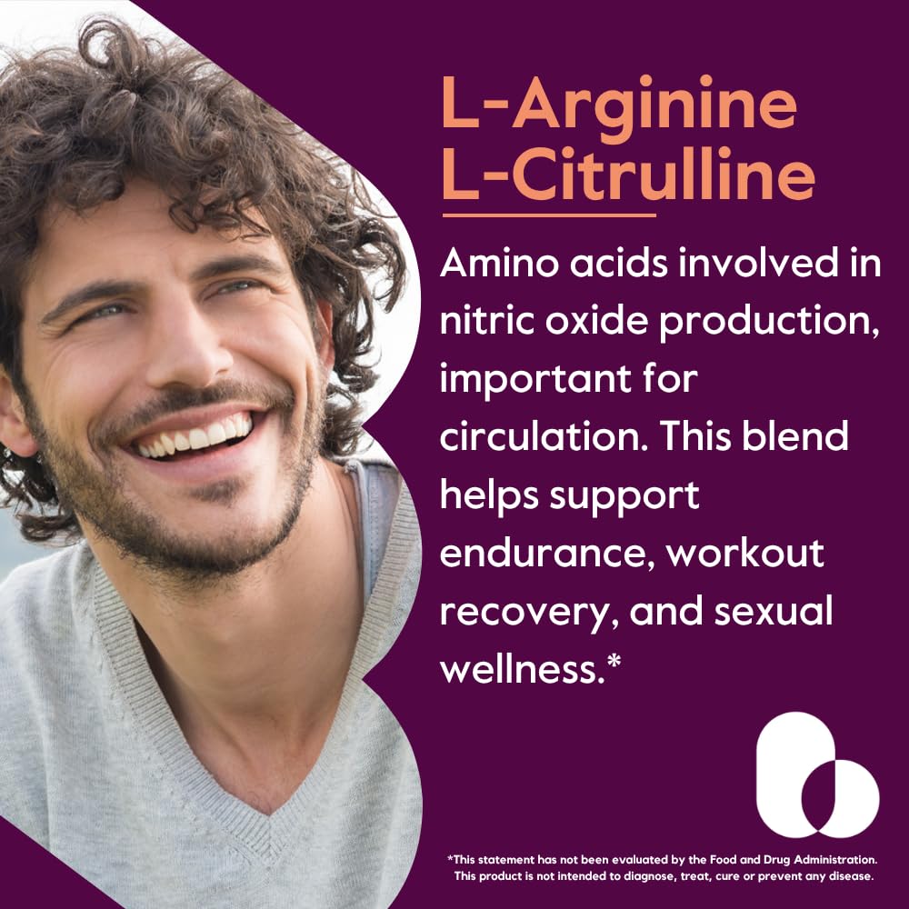 BESTVITE L-Arginine L-Citrulline 500mg / 250mg Vegan Vegetarian Capsules, 240 Count