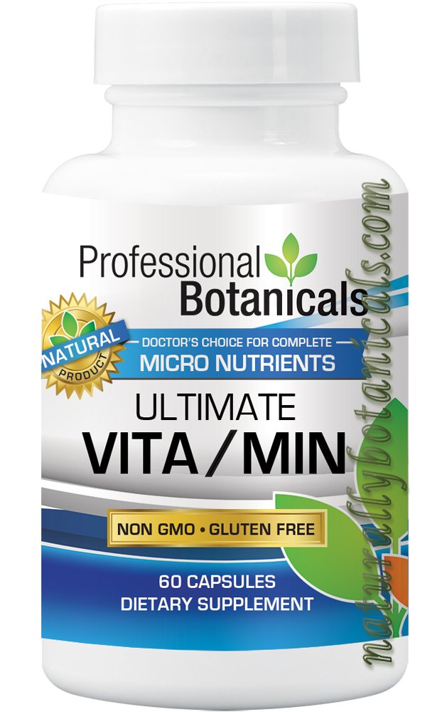 Professional Botanicals Ultimate Vita-Min Capsule, 60 Capsules