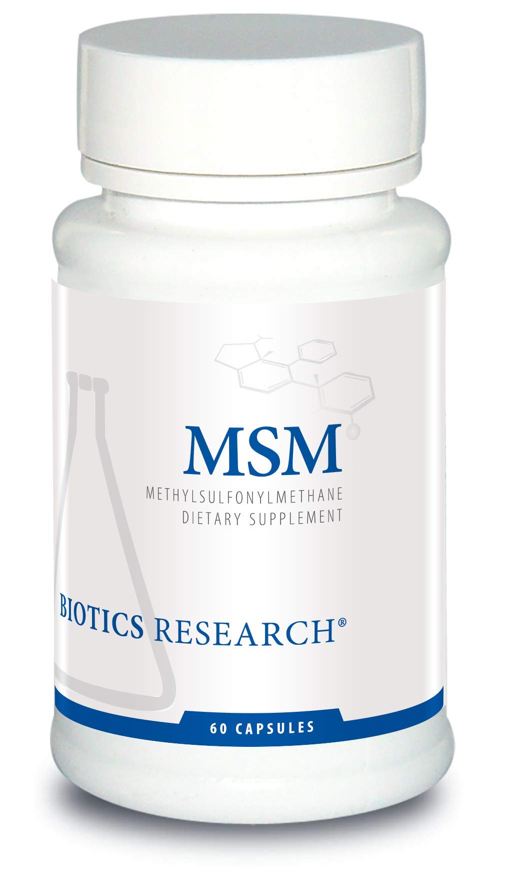 Biotics Research MSM Potent Sulfur Supplement Capsule, 60 Count