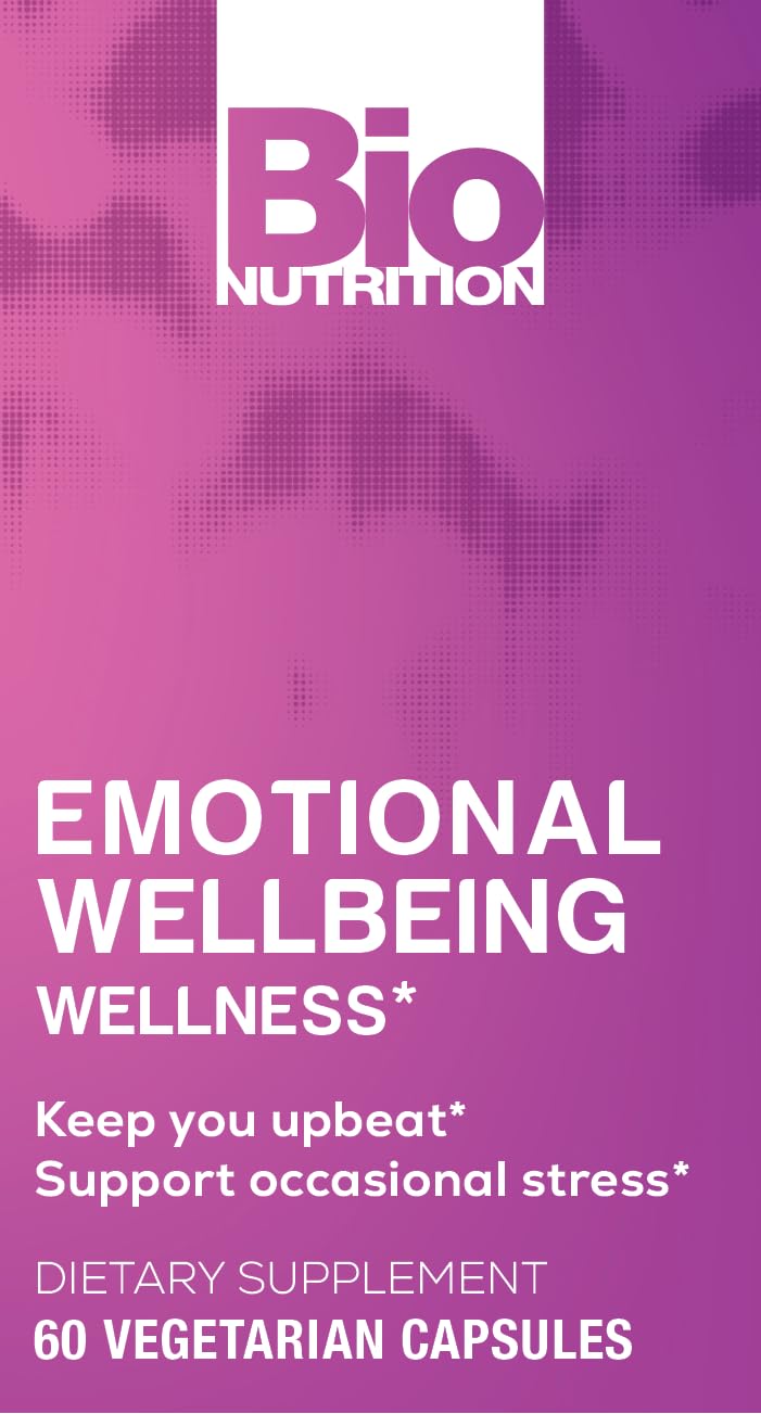 Bio Nutrition Emotional Wellbeing Capsule 60 Vegetarian Capsules