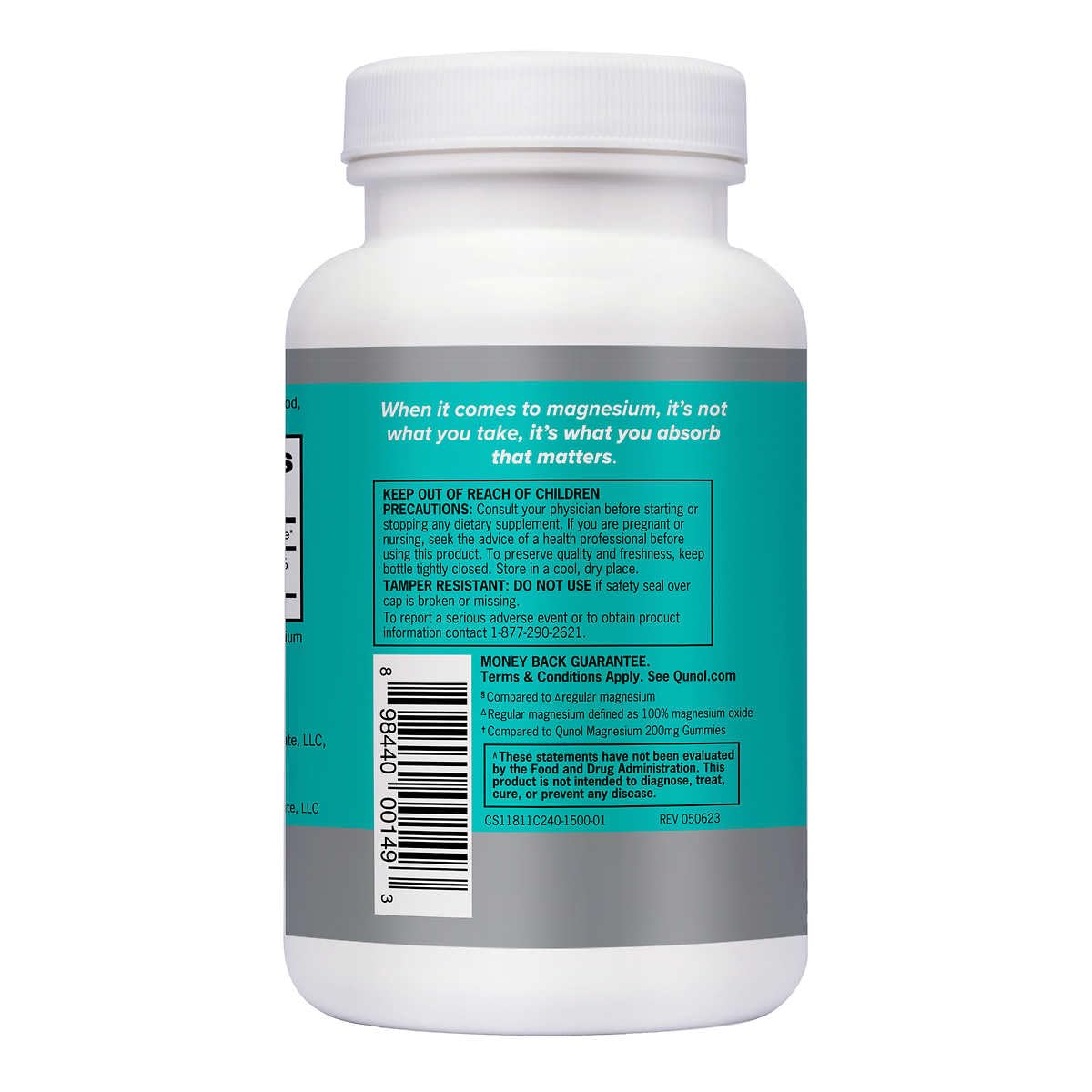 Qunol Magnesium Extra Strength 420mg Capsules, 240 Capsules