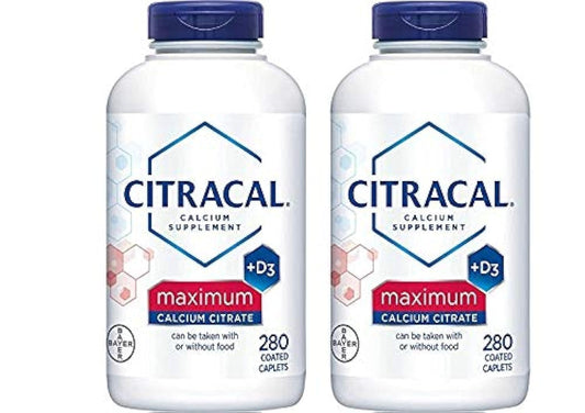 CITRACAL Calcium Citrate with Vitamin D3 Caplets 560