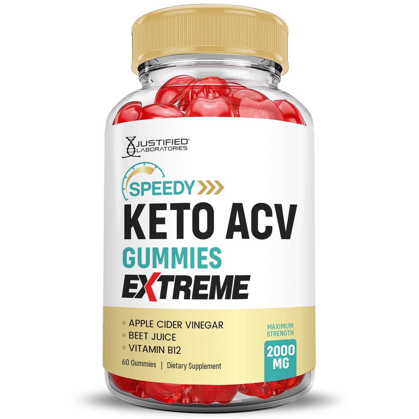 Justified Laboratories Speedy Keto ACV Gummies Extreme 120 Gummies