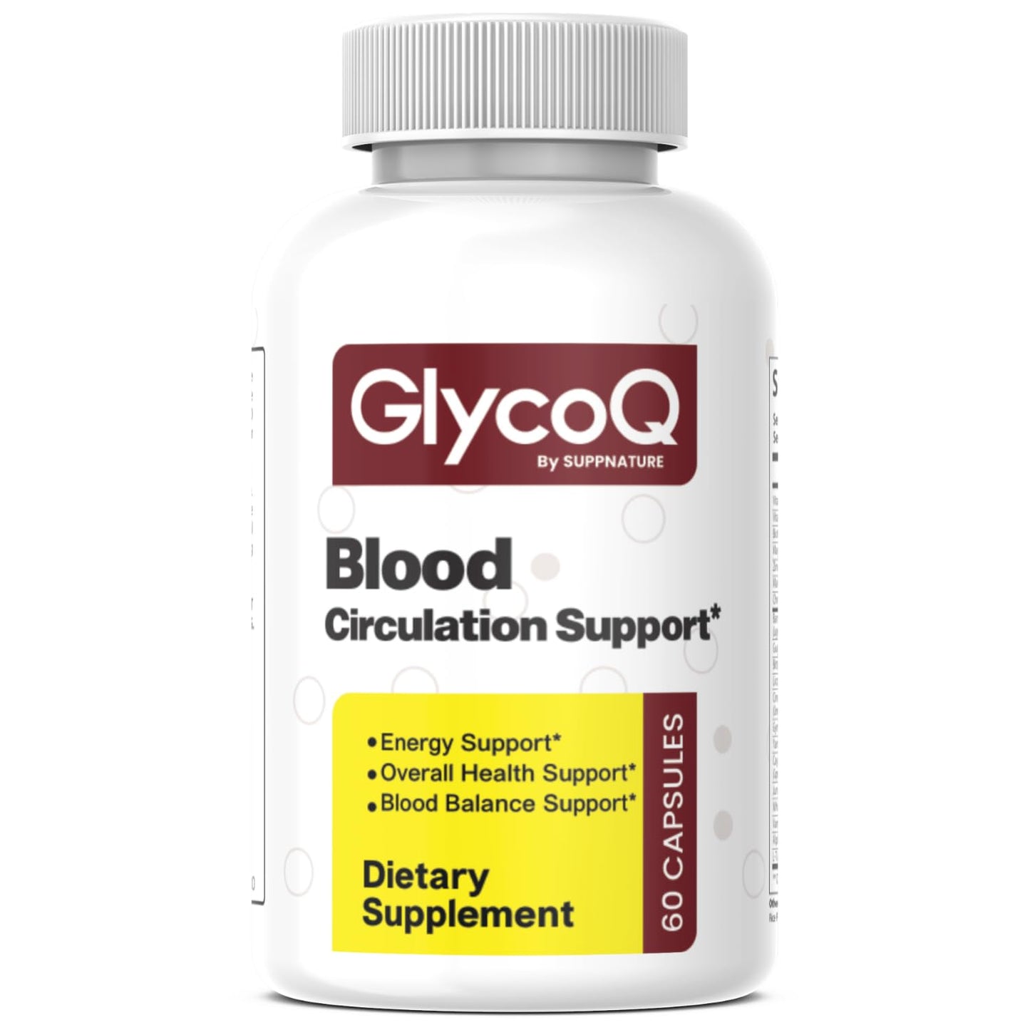 SuppNature GlycoQ 60 Capsules
