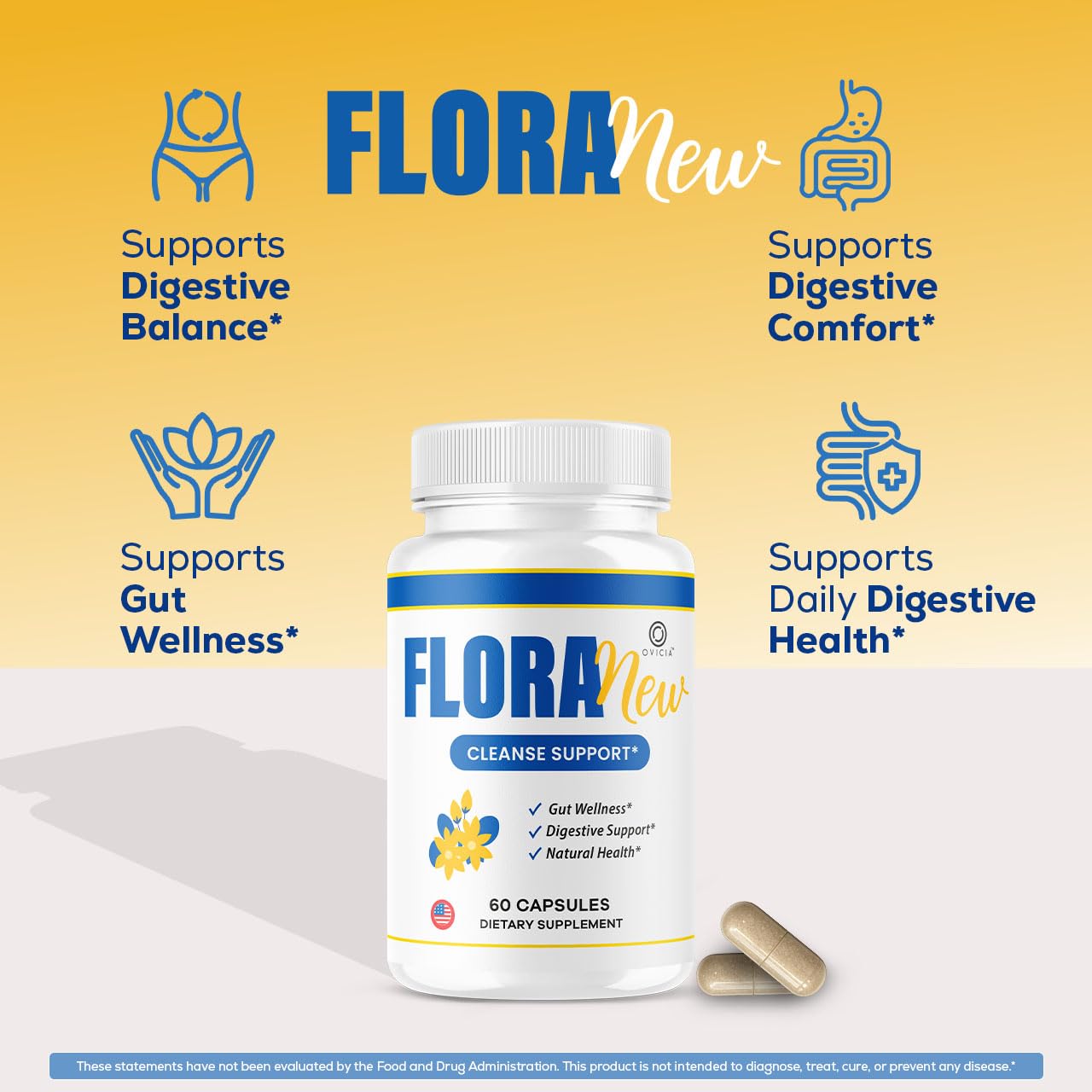 OVICIA FloraNew Capsules, 60 Capsules