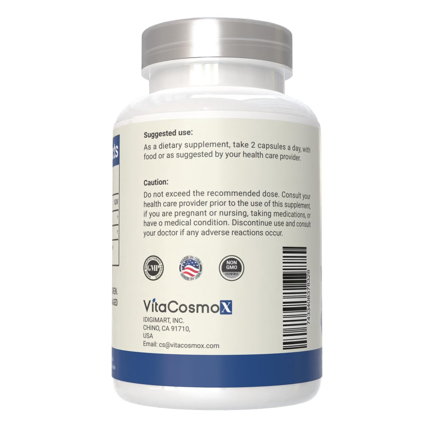 VitaCosmoX Nicotinamide with CoQ10 Coenzyme Q10 Capsule 1 Count