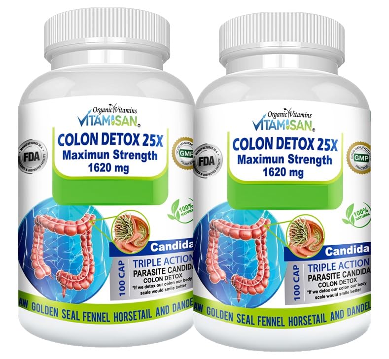 VITAMISAN Herbal Extra Colon Care Capsules, 200 Count