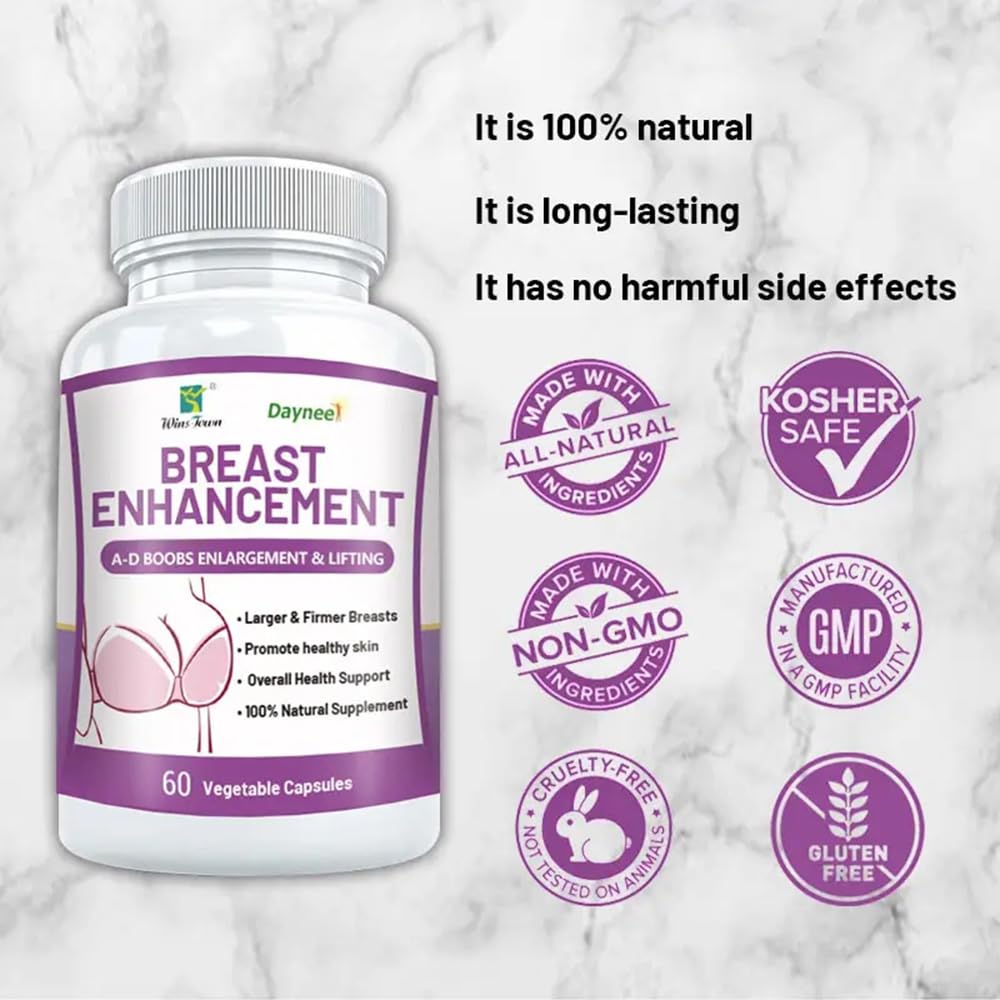 AIHIYO Breast Enhancement Capsule for Women, 60 Capsules