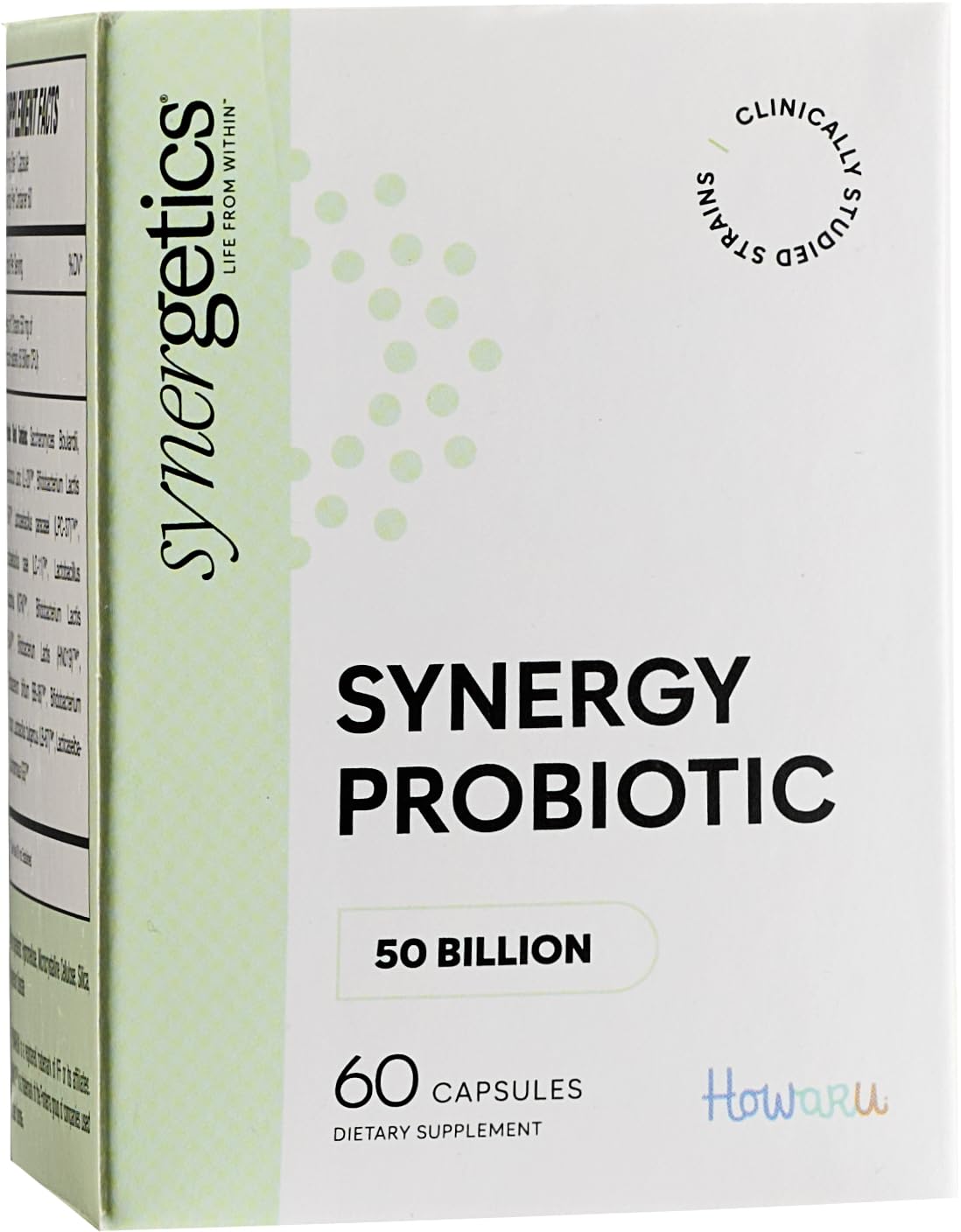 Synergetics Synergy Probiotic Supplement, 60 Capsules