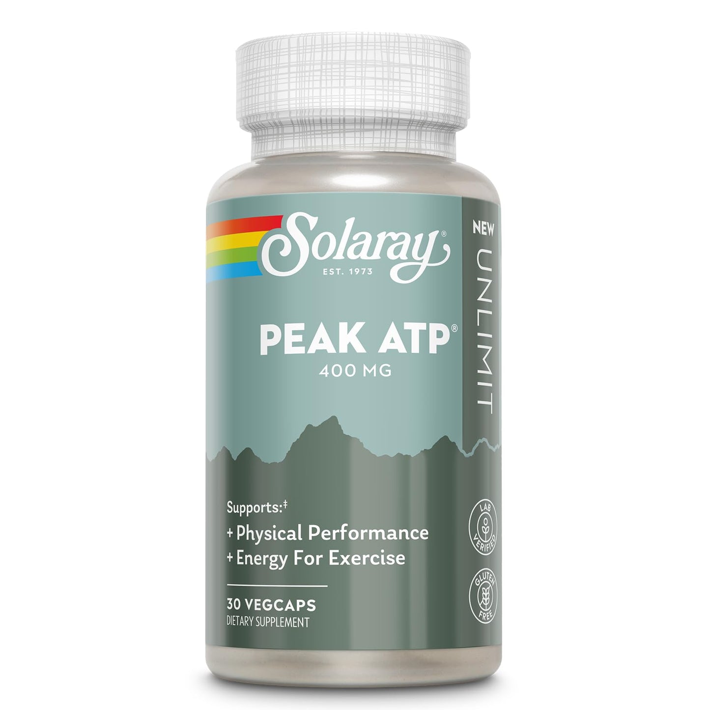 SOLARAY Peak ATP 400 mg Capsules, 30 Count