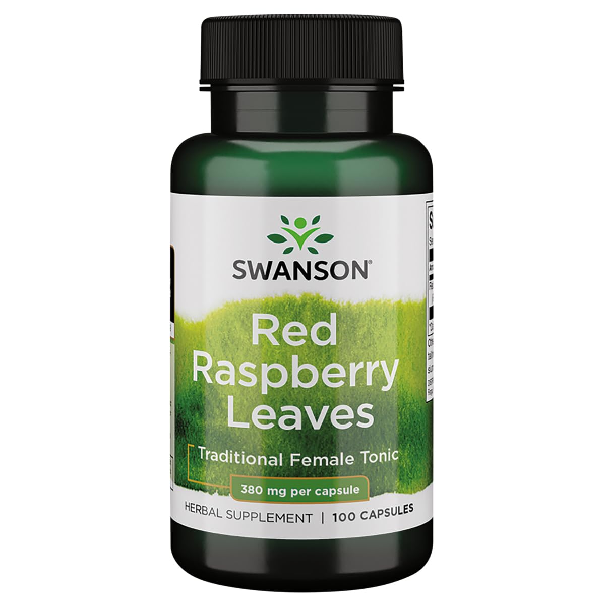 Swanson Red Raspberry Leaves 380 Milligrams Capsules 100