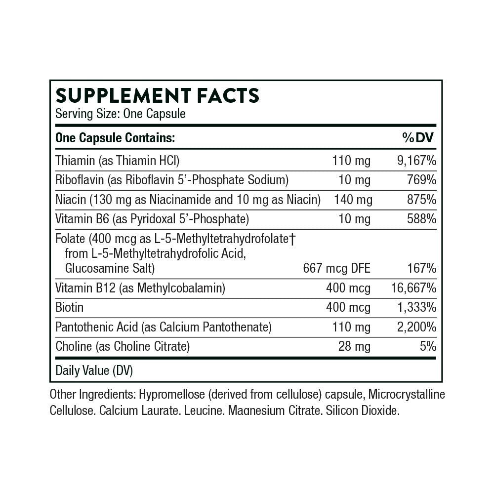 THORNE Basic B Complex & Vitamin D-5000 Bundle, 120 Capsules