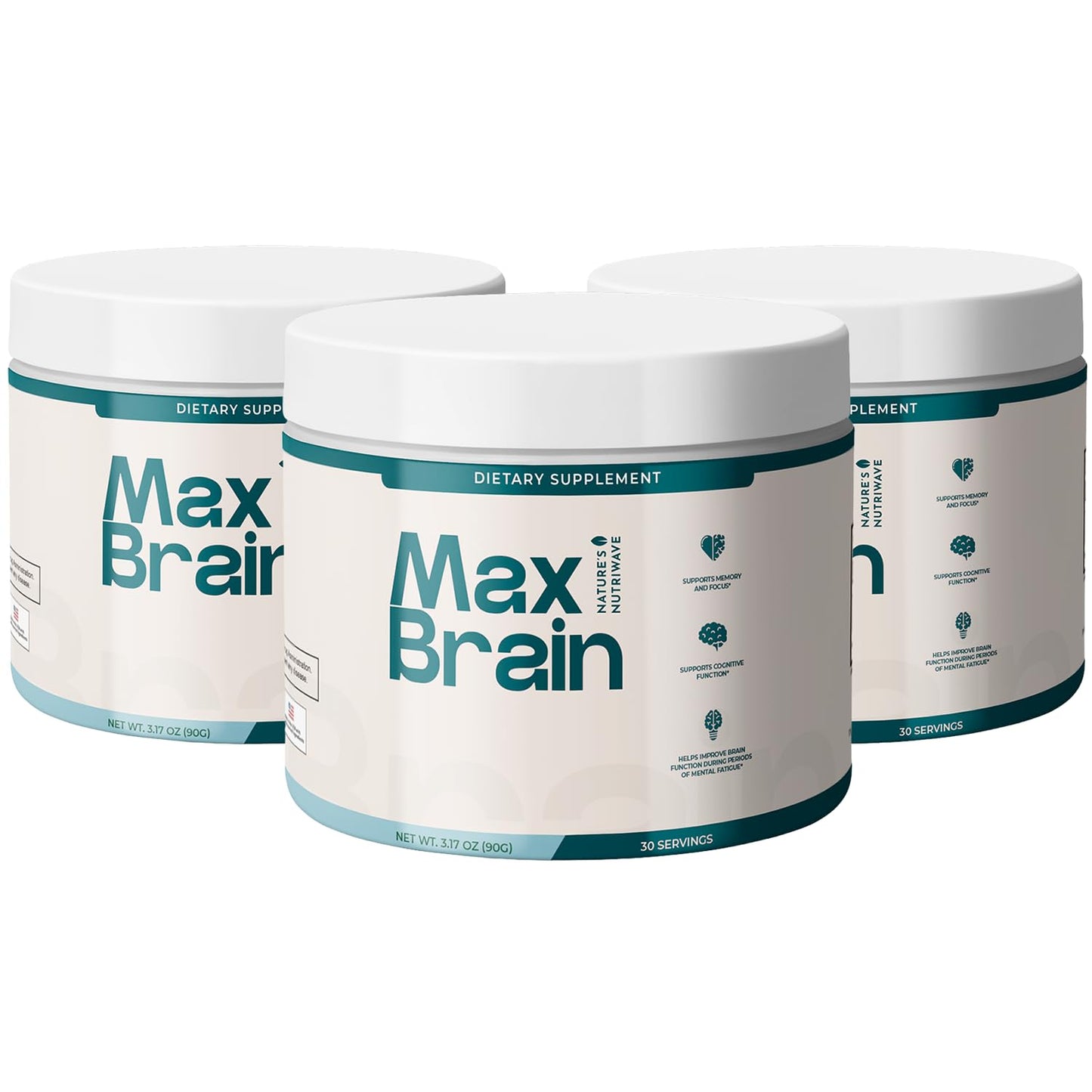 Nature’s NutriWave Max Brain Powder, 9.524 oz