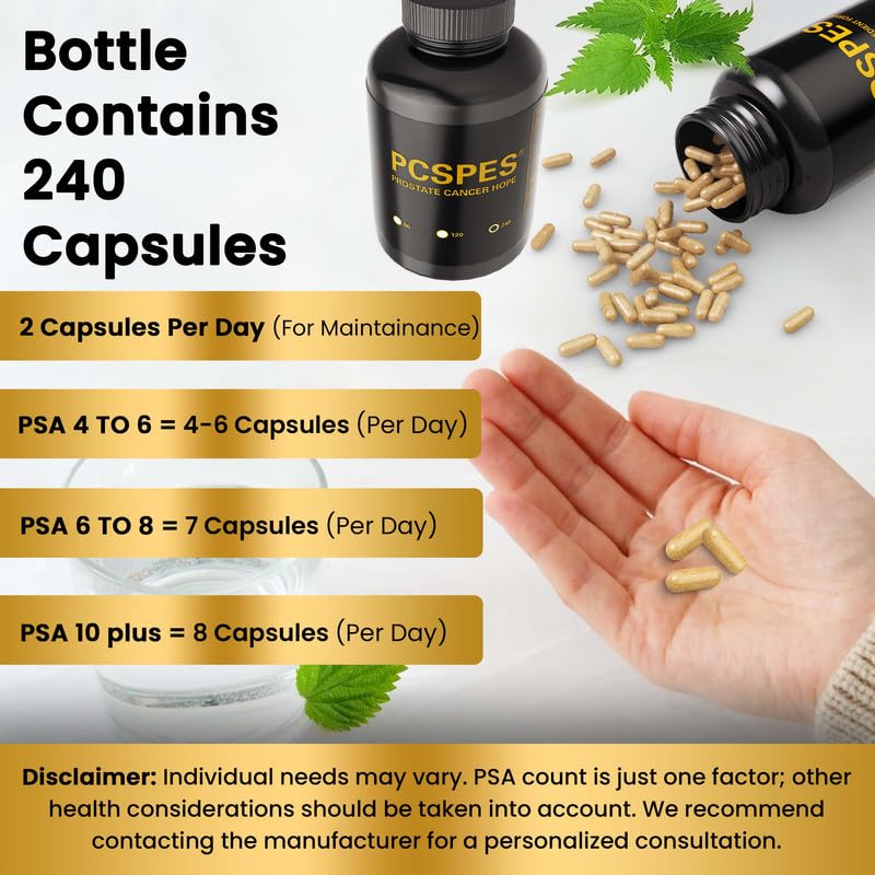 PCSPES Combo Pack Original Potent 8-Ingredient Formula with Original Super POMI 10X Prostate Health Capsules, 330 Capsules