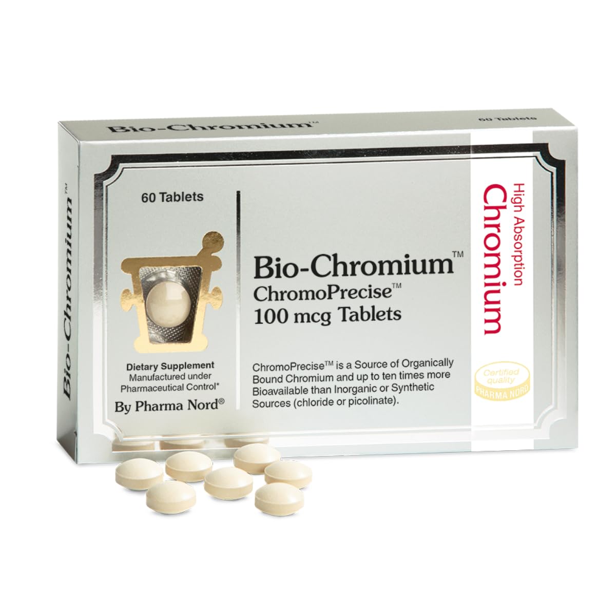 Pharma Nord Bio-Chromium – Metabolism & Craving Support Tablet, 60 Tablets