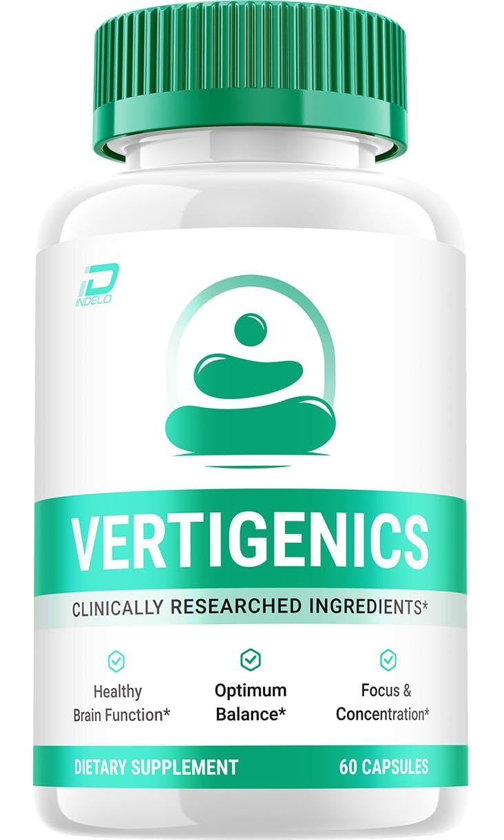 Indelo Vertigenics Brain Supplement Capsules, 60 Count