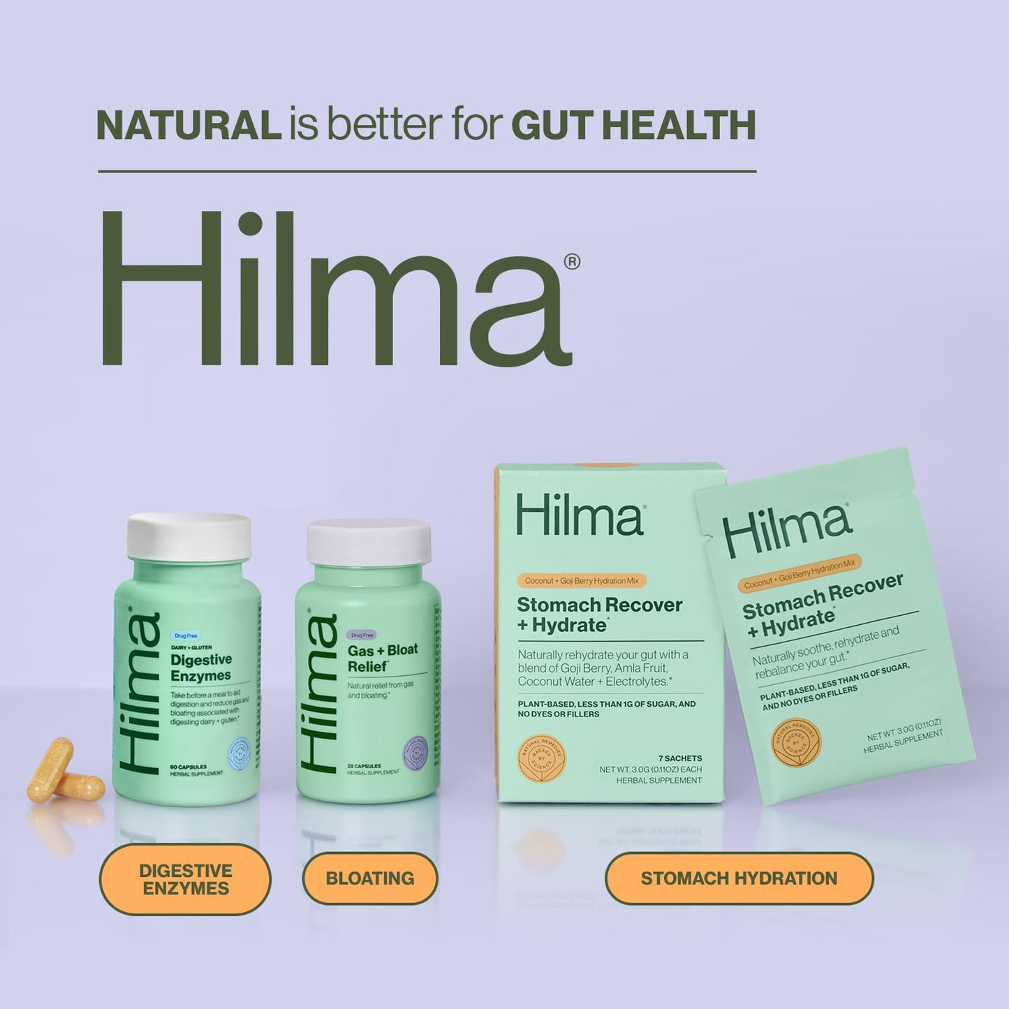 Hilma Digestive Enzymes for Women Capsule, 60 Capsules