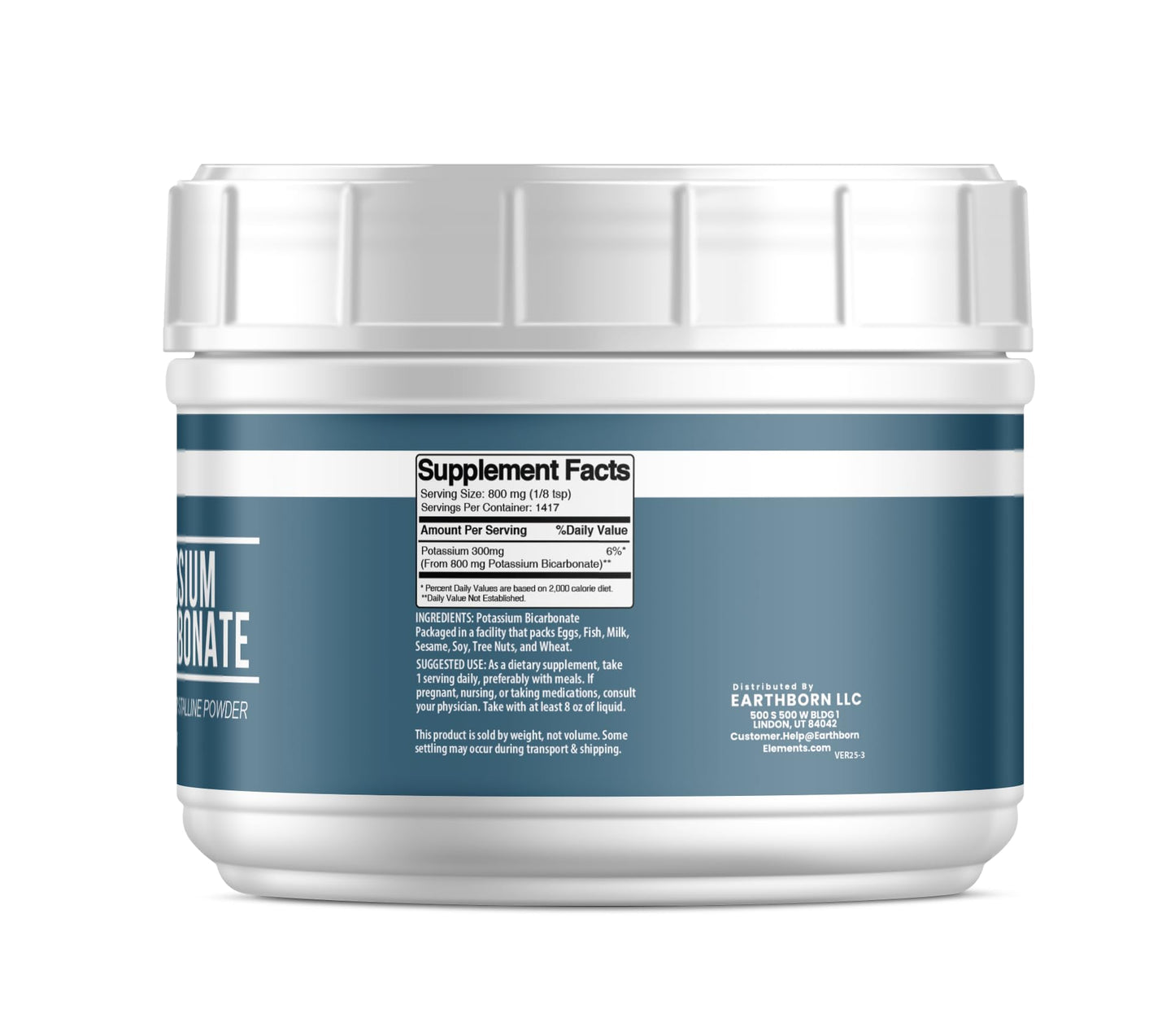 Earthborn Elements Potassium Bicarbonate Powder 40 oz