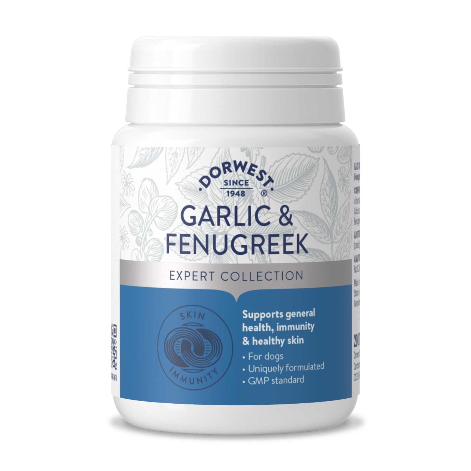 Dorwest Herbs Garlic and Fenugreek Tablets for Dogs and Cats, 200 Tablets