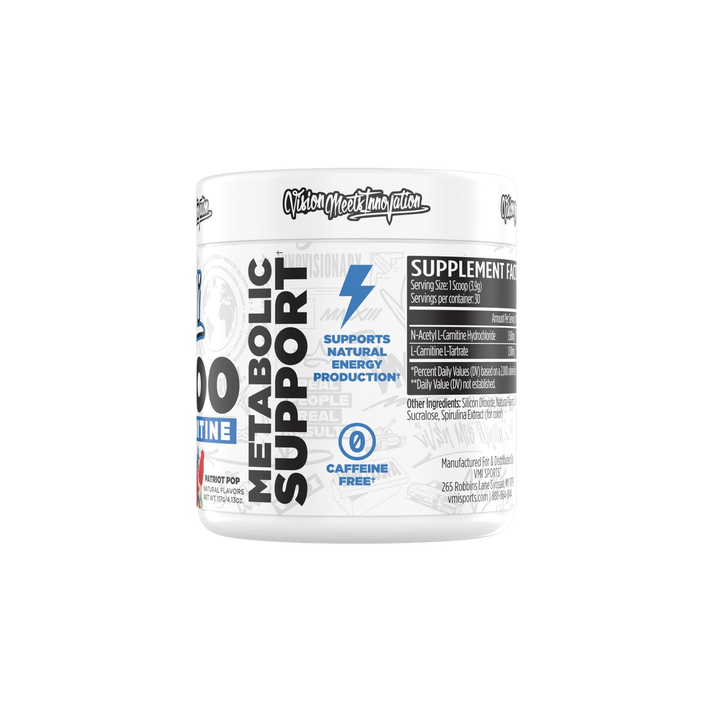 VMI Sports L-Carnitine 3000 Powder 4.02 oz