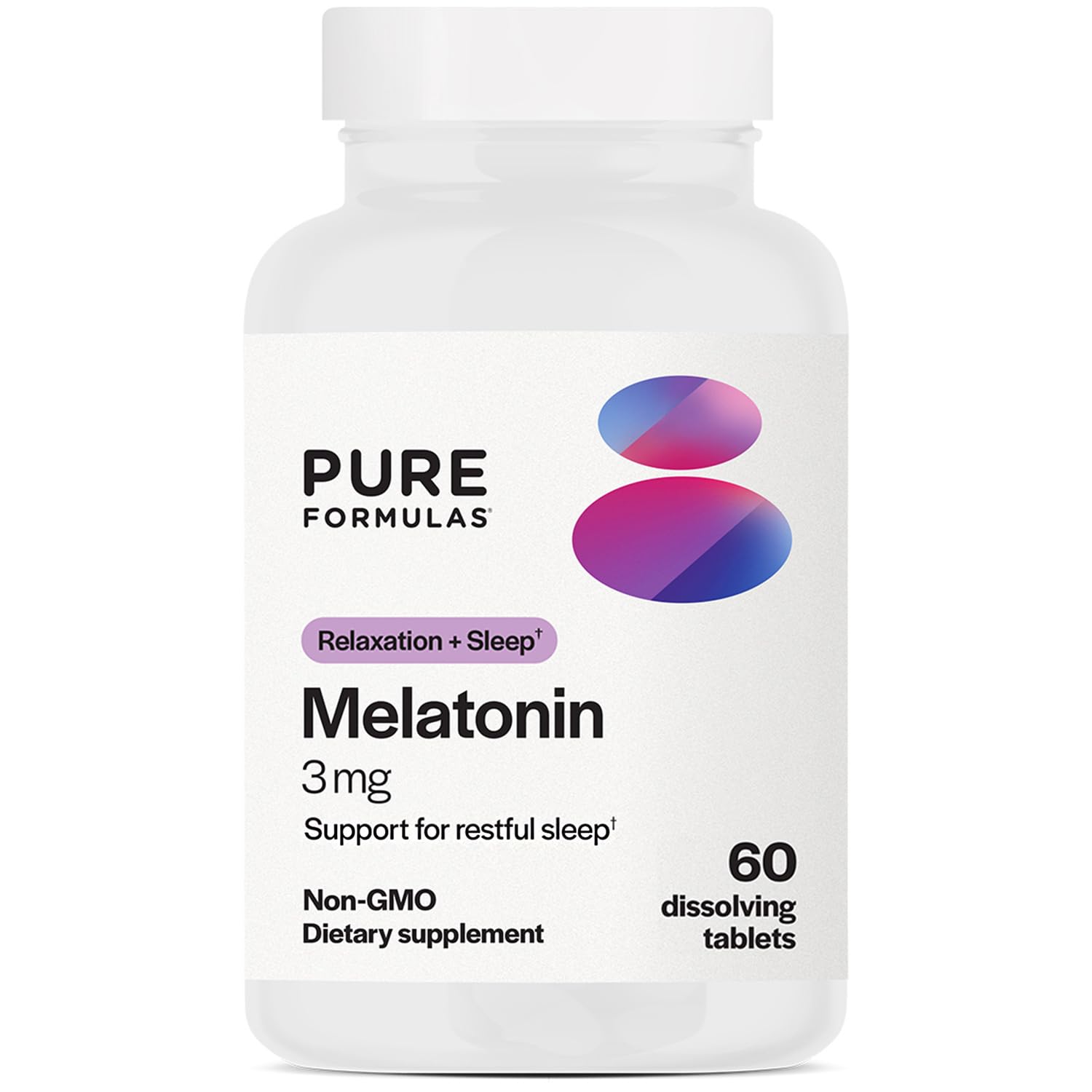 PureFormulas Melatonin 3 mg Tablet, 60 Tablets