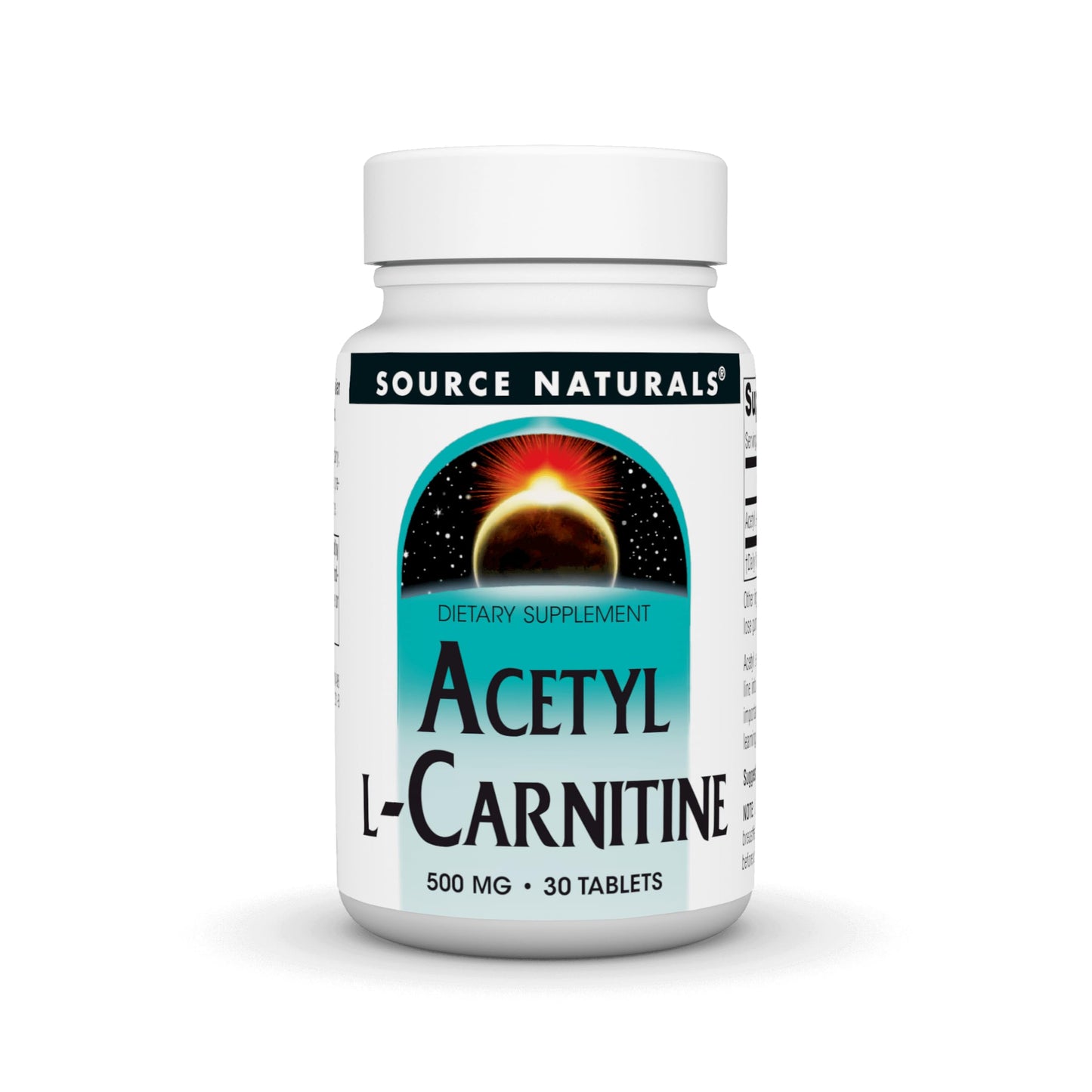 Source Naturals Acetyl L-Carnitine 500mg 30 Tablets