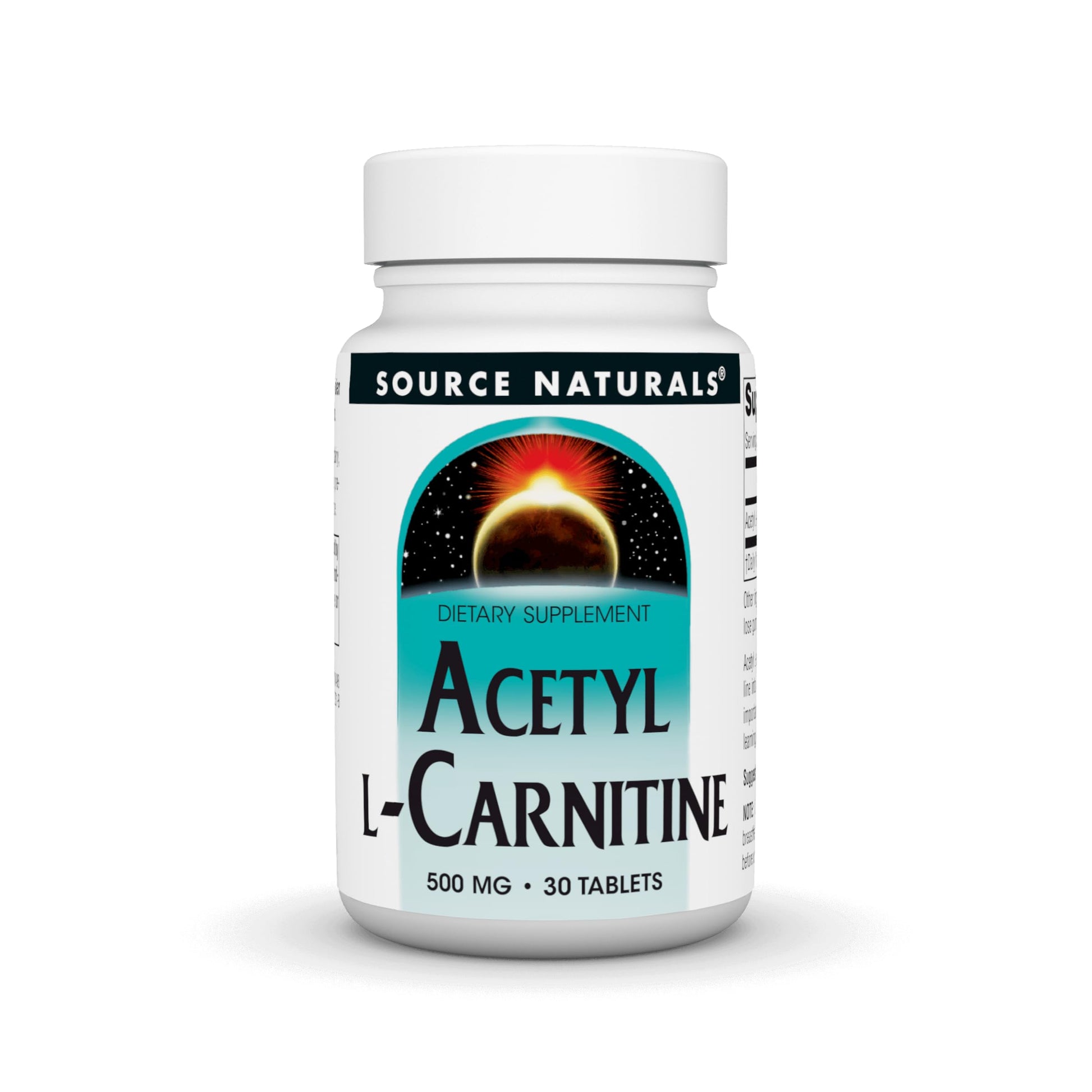 Source Naturals Acetyl L-Carnitine 500mg 30 Tablets