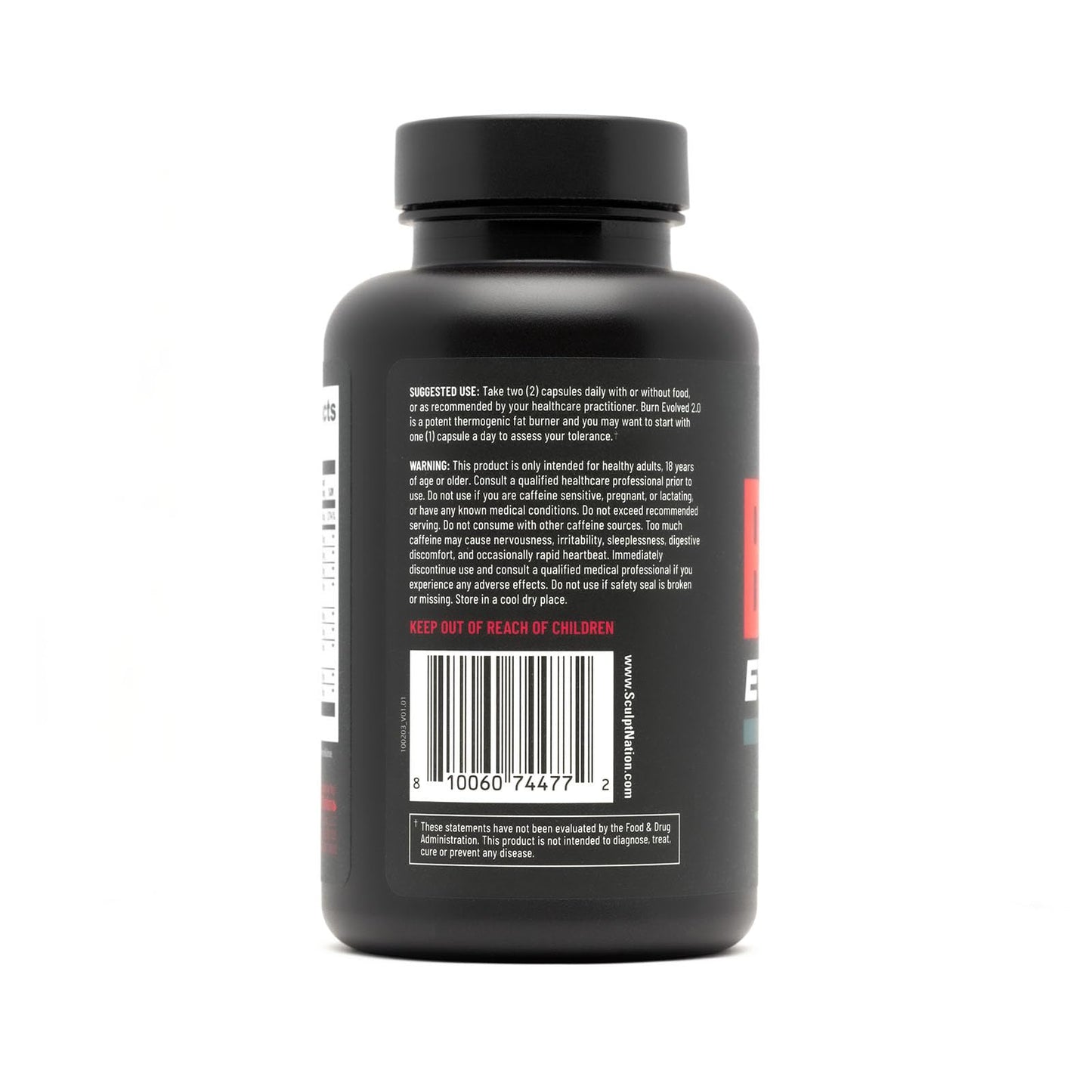 Sculpt Nation Burn Thermogenic Fat Burner Capsule 60 Count