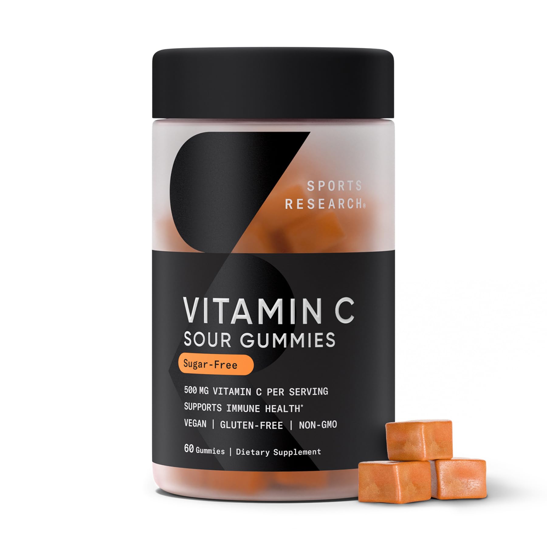 Sports Research Vitamin C Gummies, 60 Count
