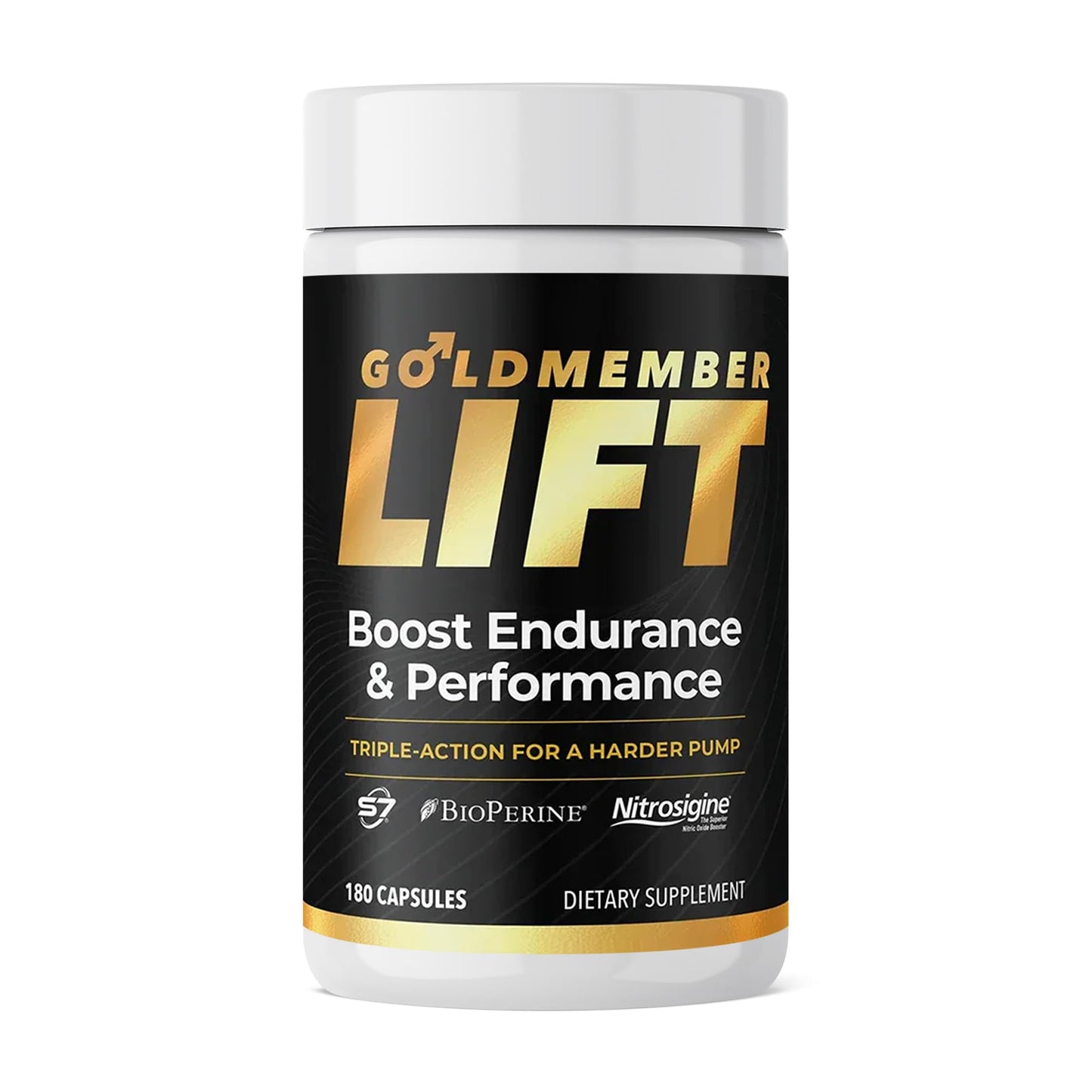 Juvenon GoldMember Lift – Natural Male Blood Flow Supplement 180 Capsules