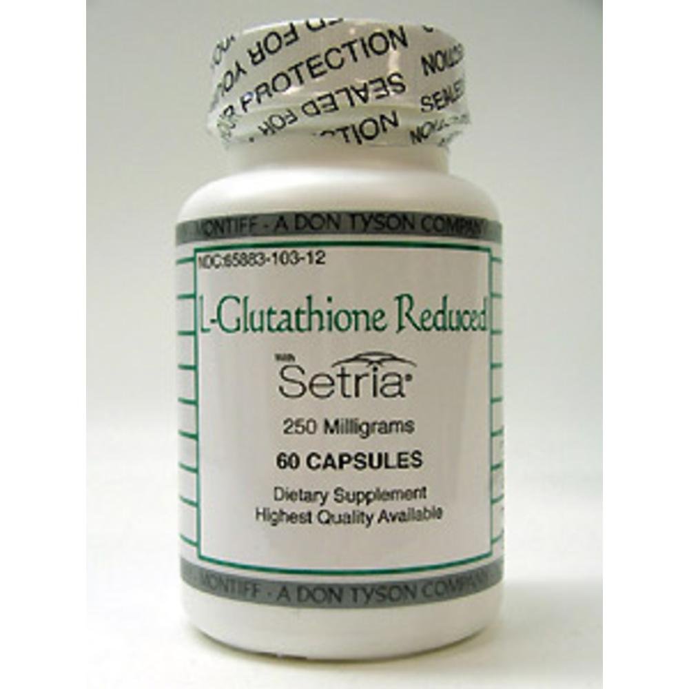 Montiff L-Glutathione Reduced 250 mg Capsule, 60 Capsules