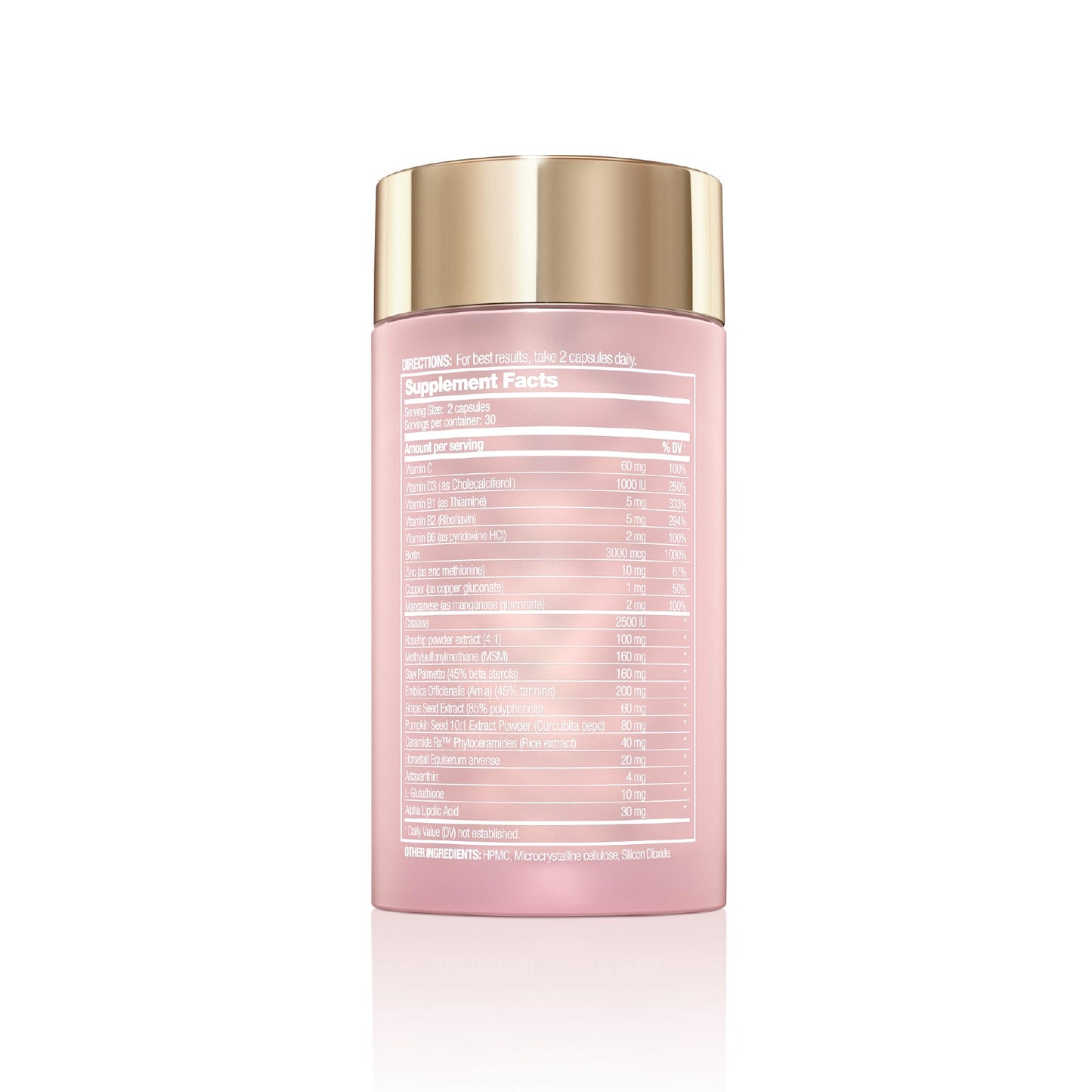 Halo Beauty Hair Skin & Nails Supplement Capsule 60 Count