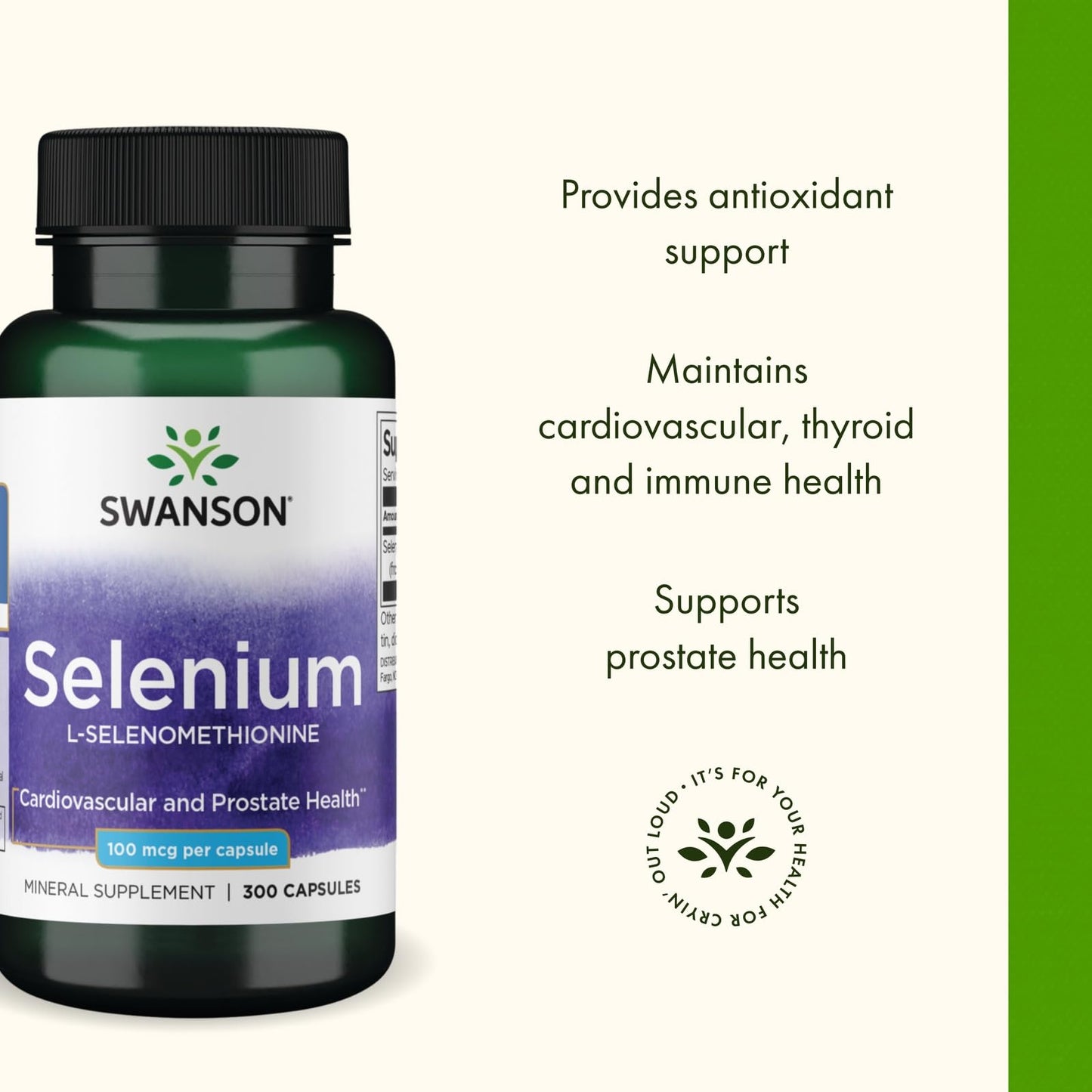 Swanson Selenium (L-Selenomethionine) Capsules 600