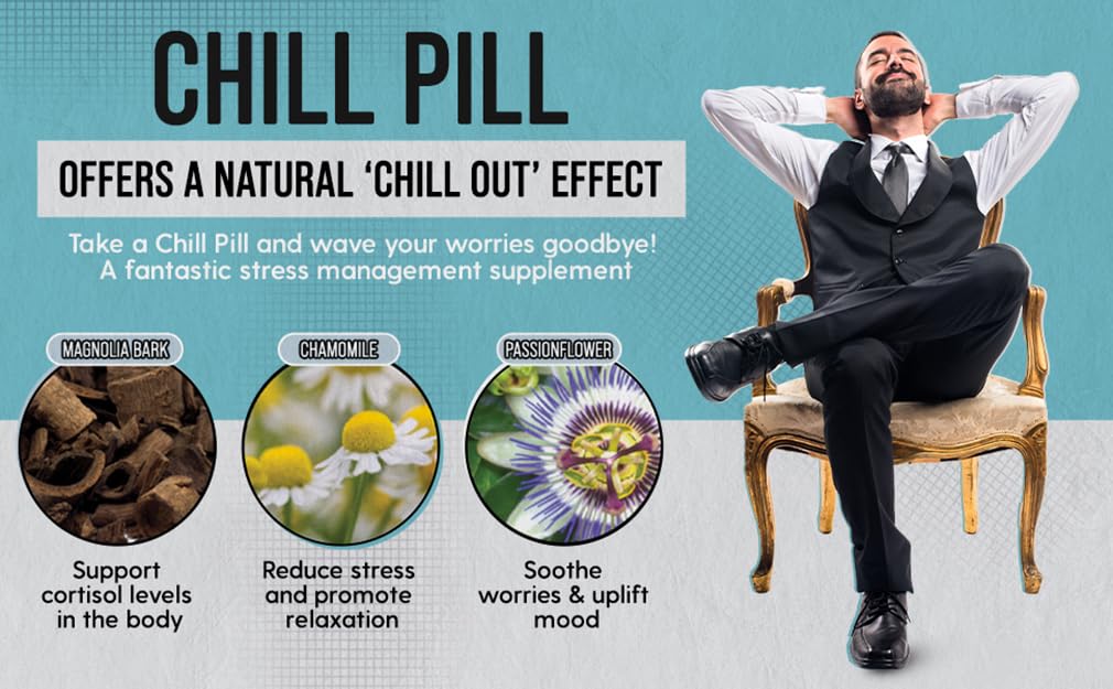 LIVELY VITAMIN CO Chill Pill Capsule 180 Count