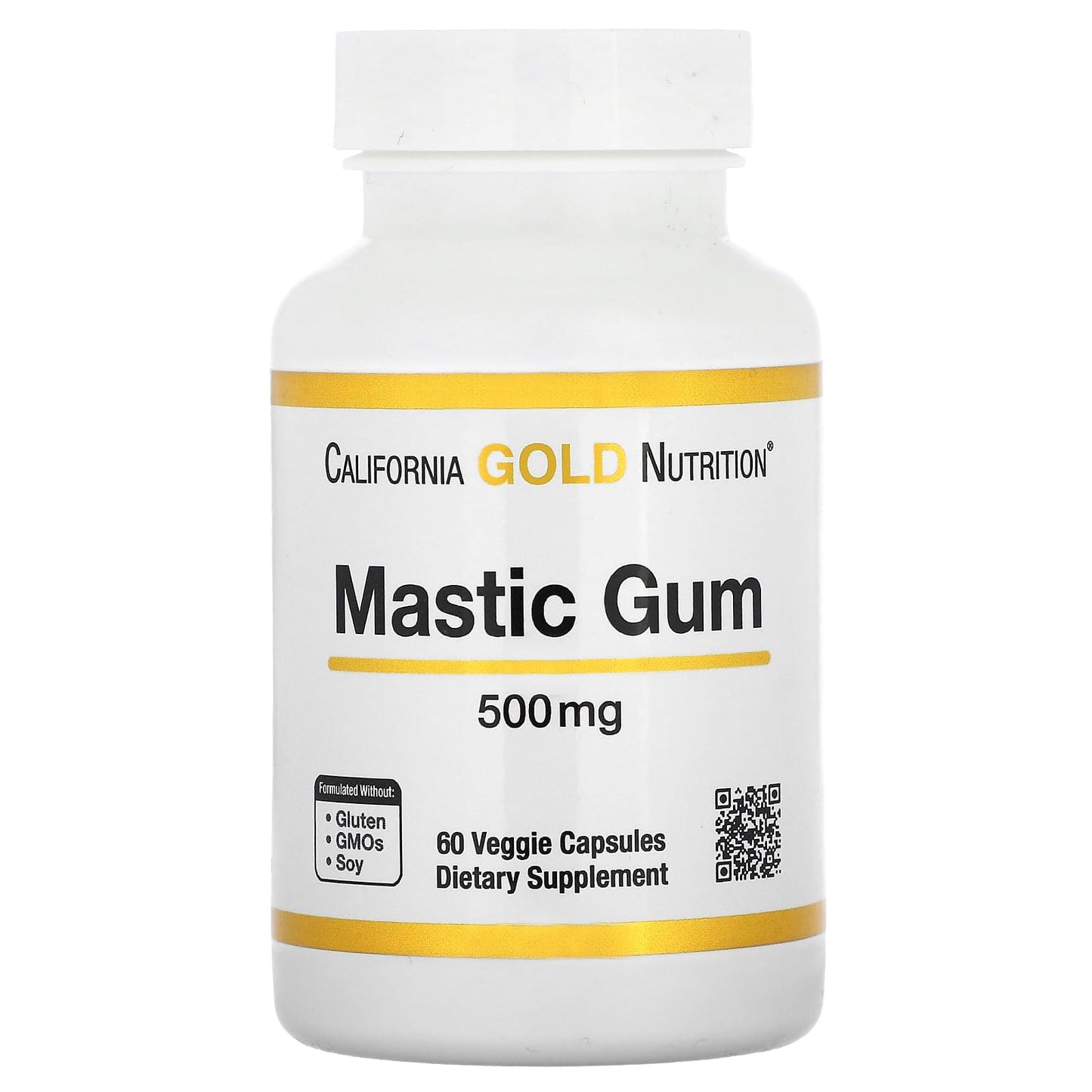 California Gold Nutrition Mastic Gum 60 Capsules